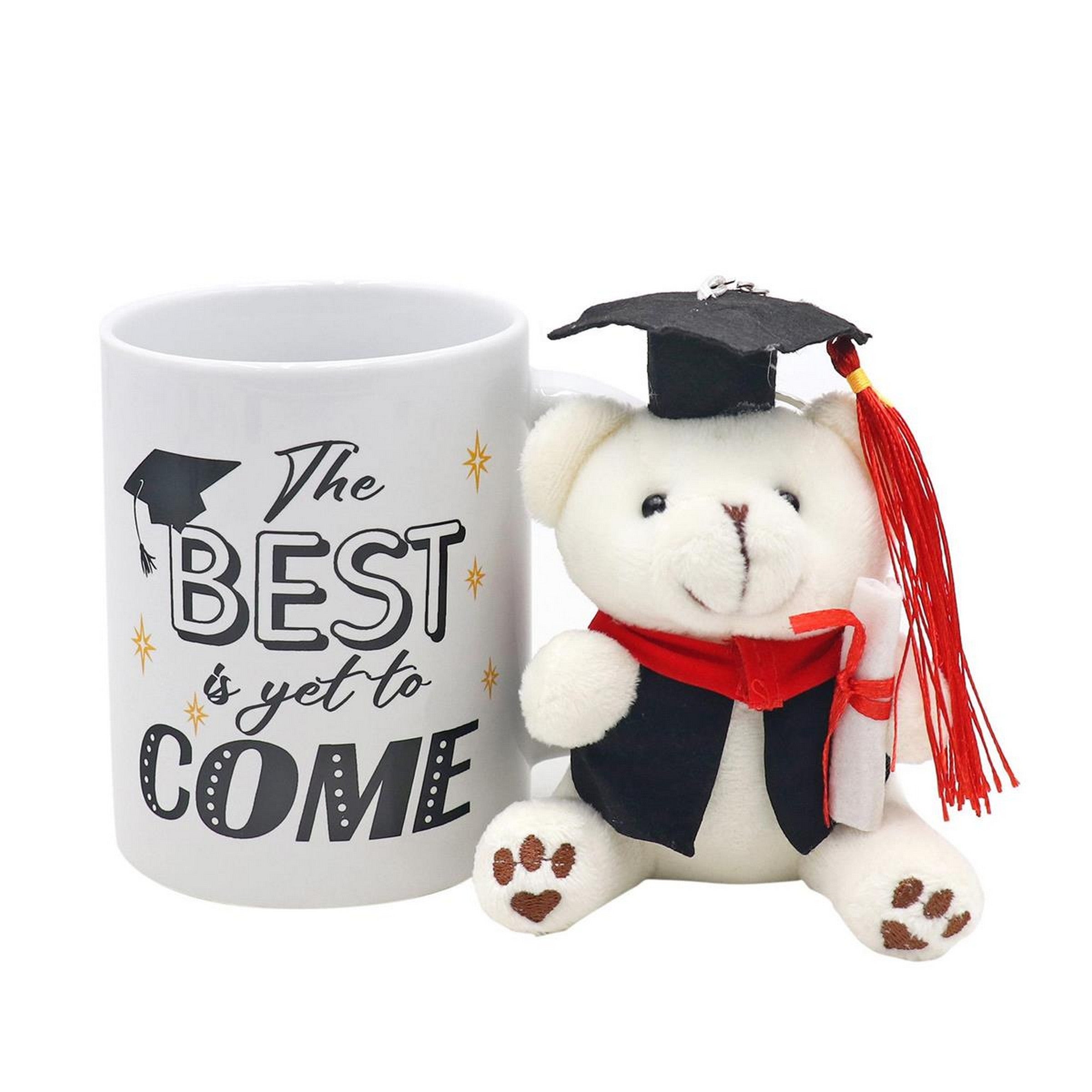 Graduation Mug with Bear  15oz