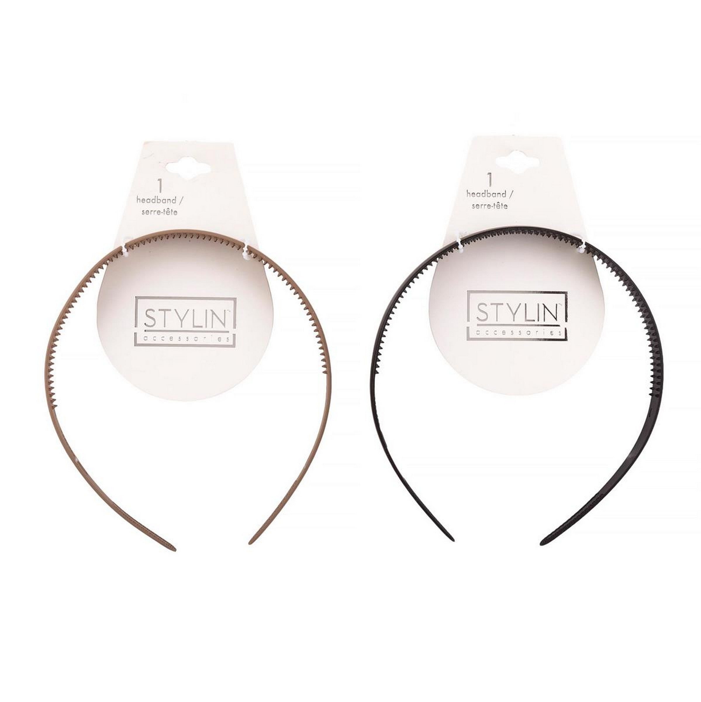 Stylin Matte Plastic Headband 0.75in large VRT 