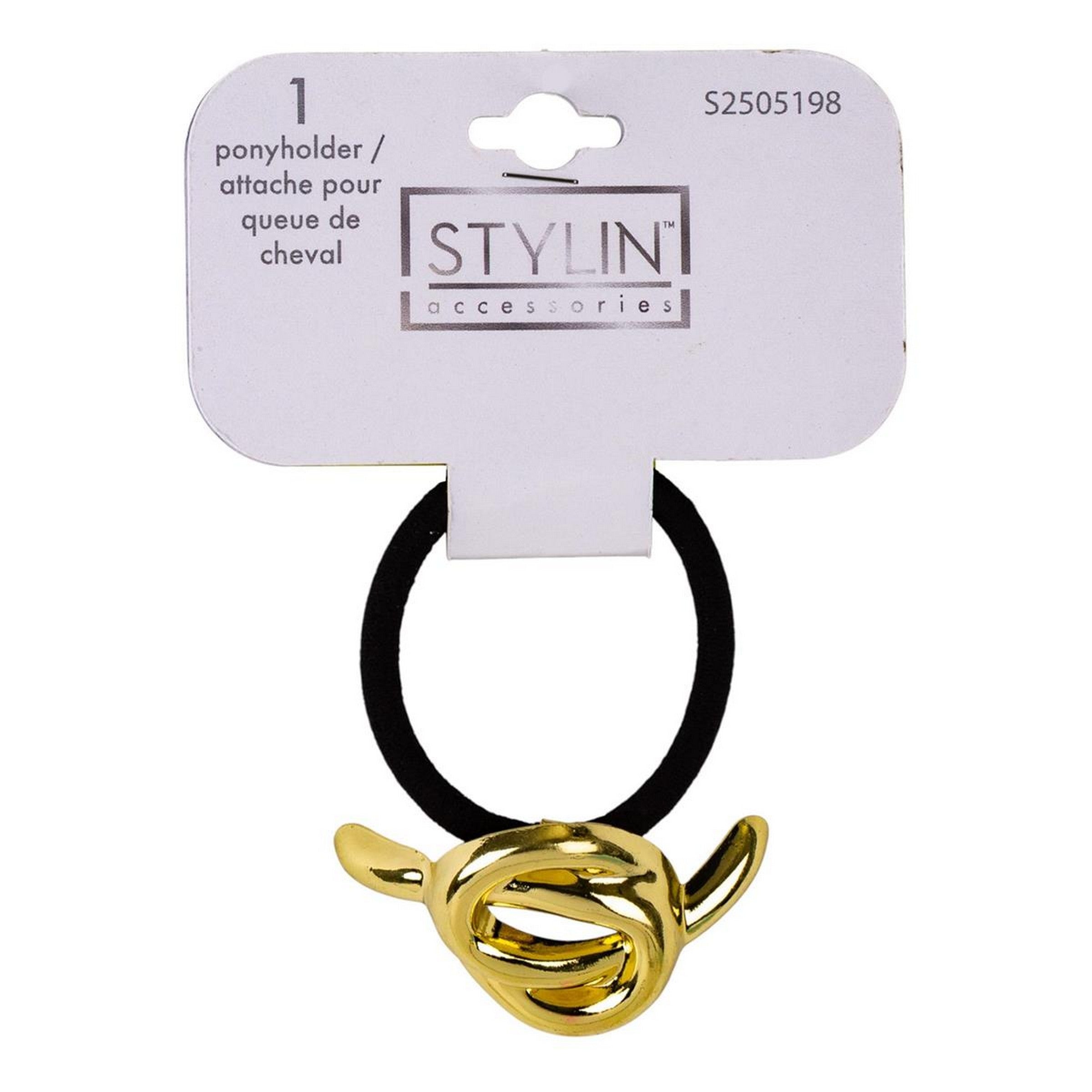 Stylin Gold Knot Cuff Ponyholder 