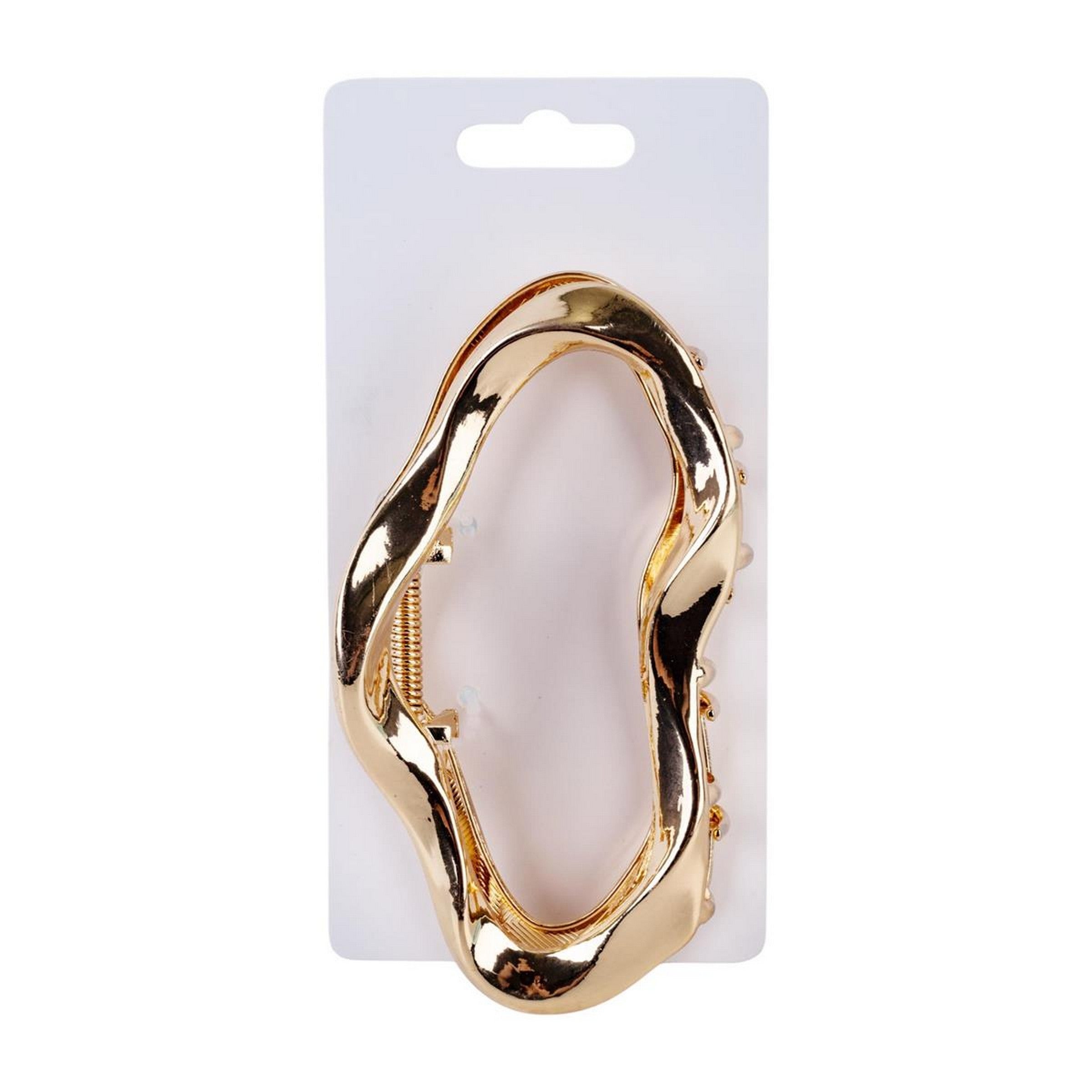 Bodico Gold Twisted Claw Clip 4.5in