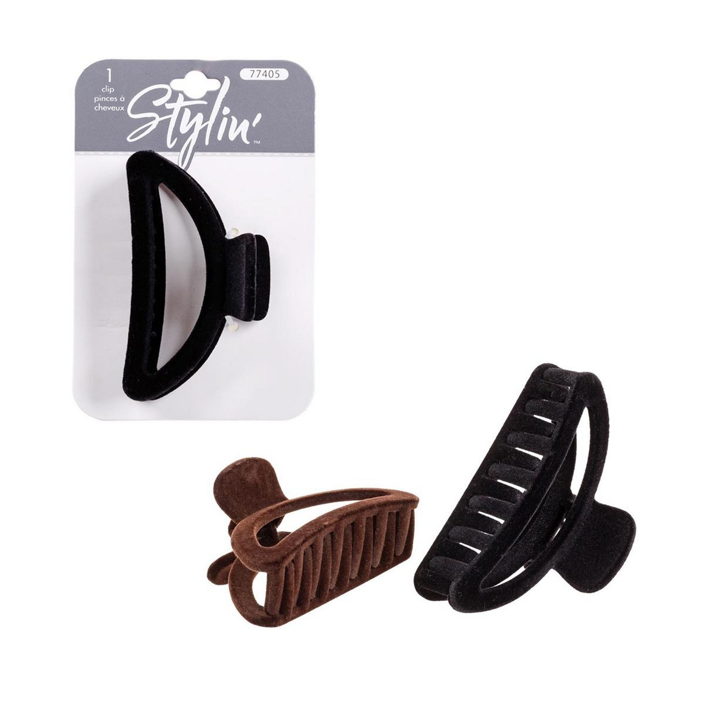 Stylin Flocked Claw Clip 3.5in VRT 
