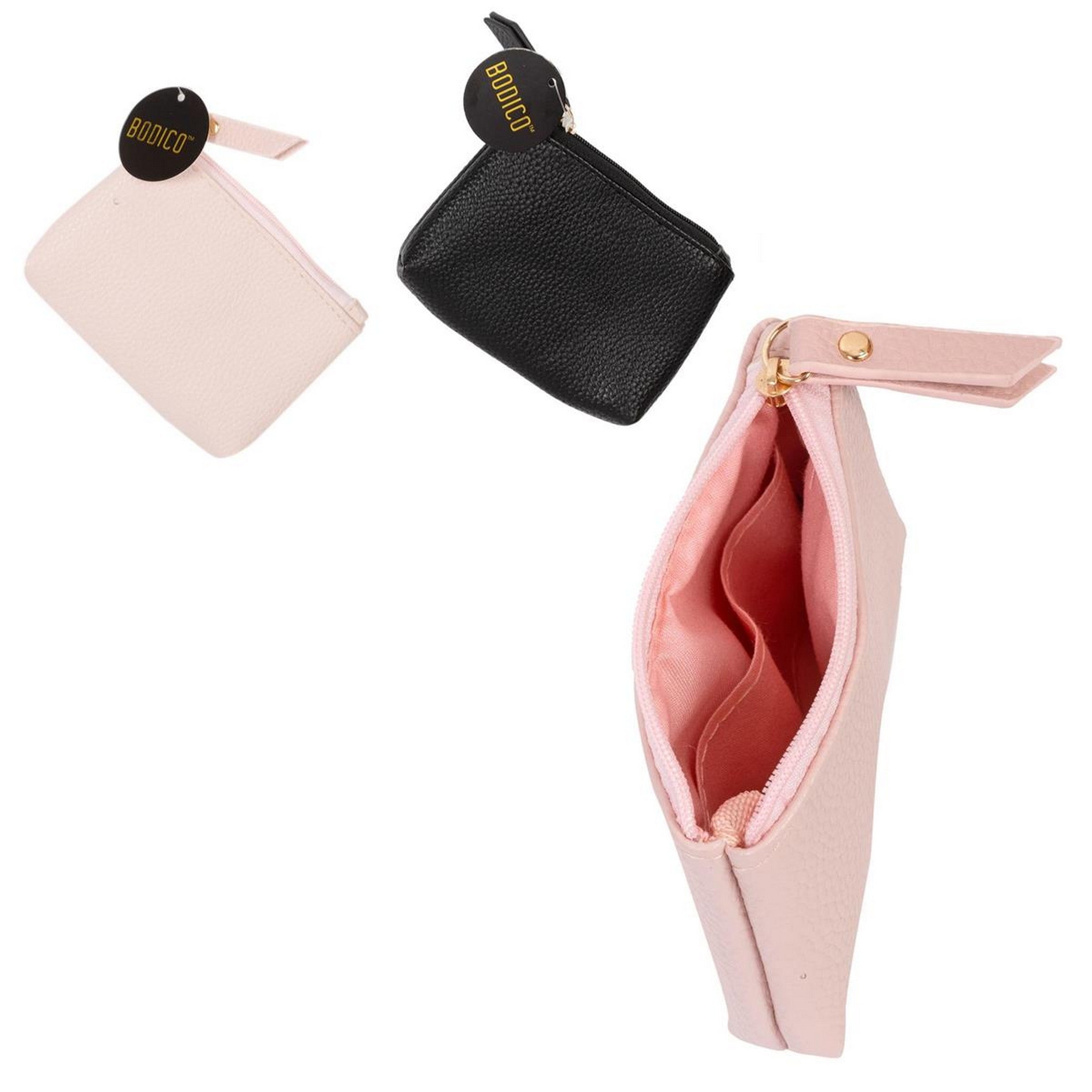 Bodico Leatherette Coin Purse 4.75x3.75in VRT 