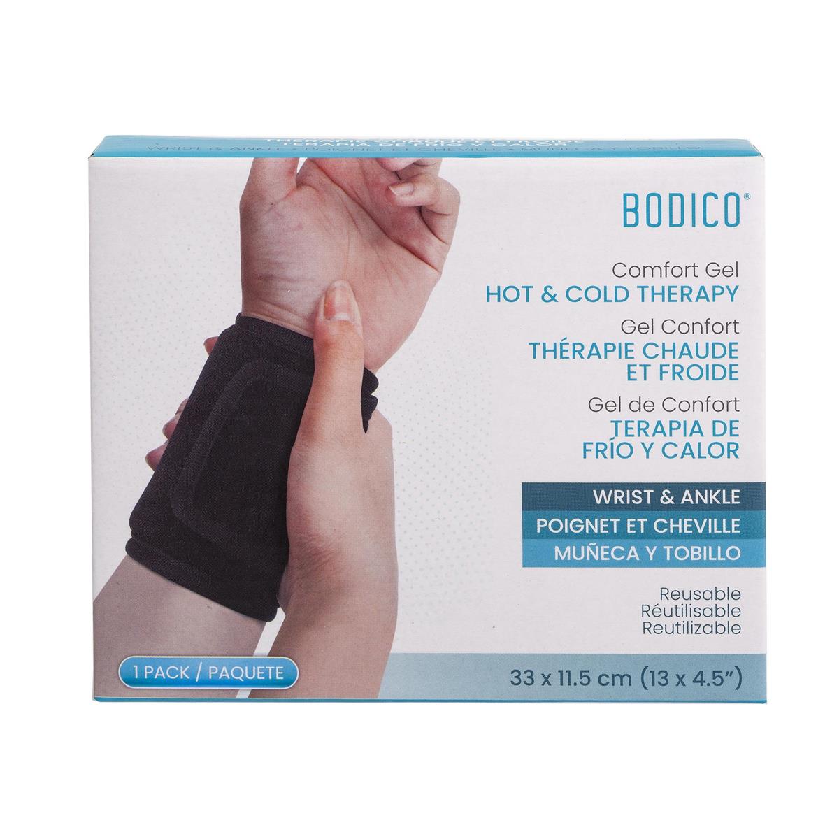 Bodico Hot and Cold Therapy Wrist Gel Body Wrap 13x4.5in