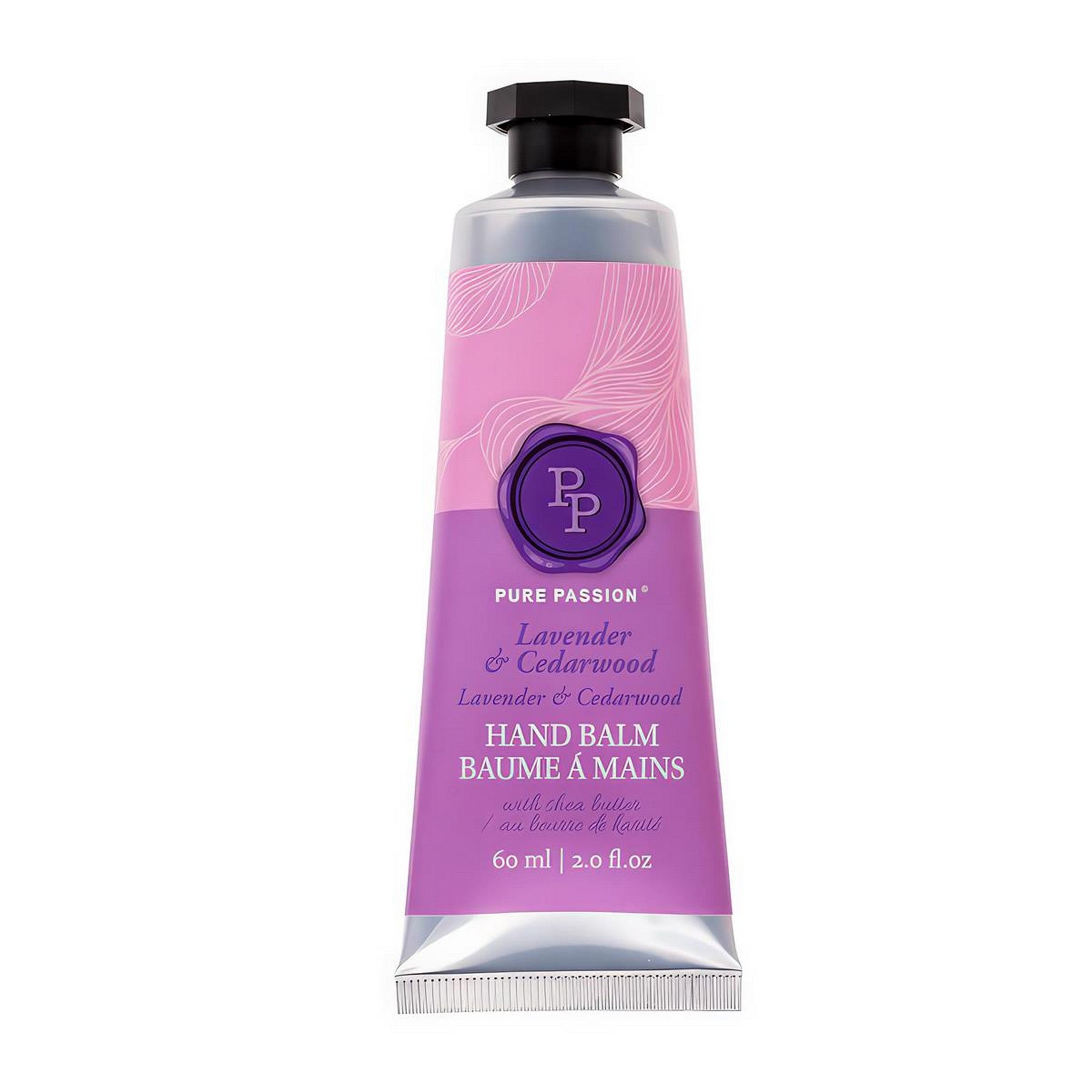 Pure Passion Hand Balm - Lavender and Cedarwood, 10% Shea Butter 60ml