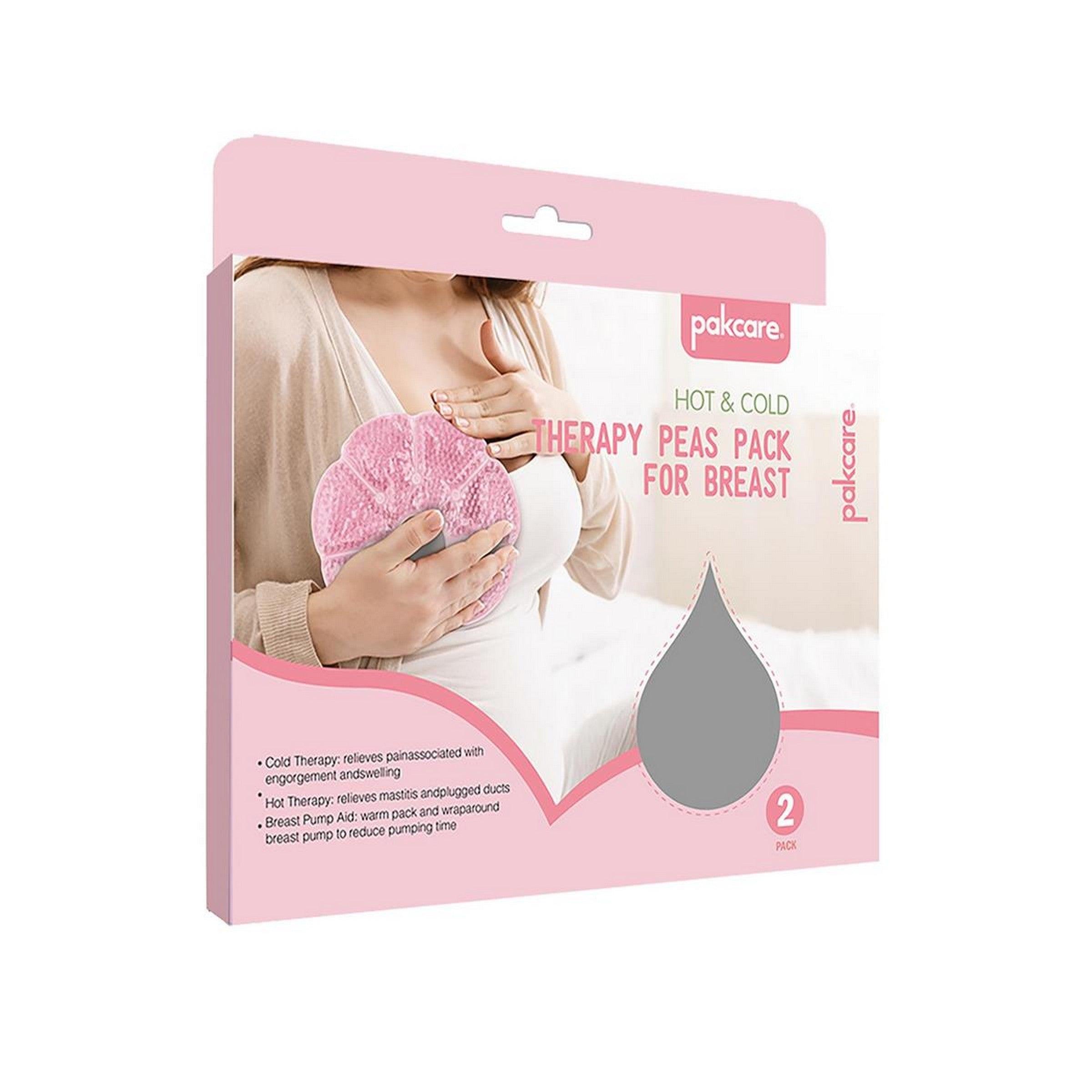 Bodico 1 Pair Breast Hot Cold Pack 7.8x7in 