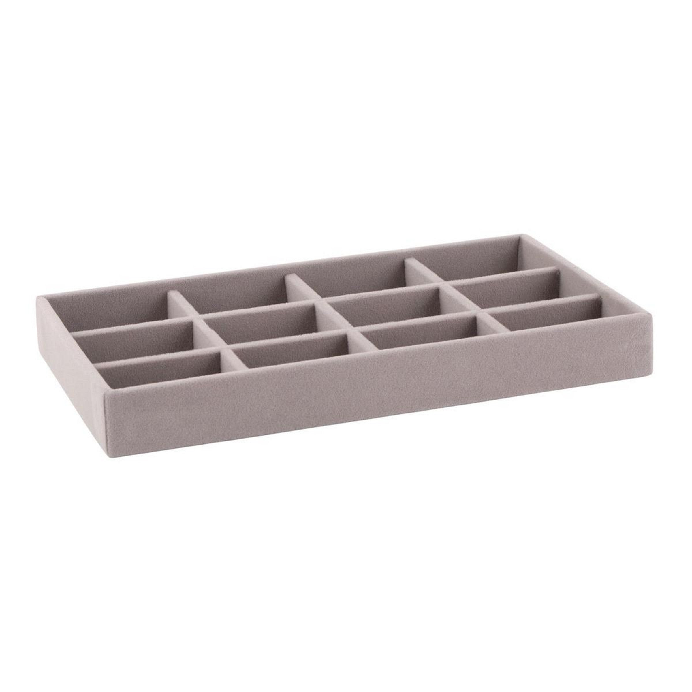 Bodico Flocked Jewelry Organizer Tray 8.2x4.9x1in