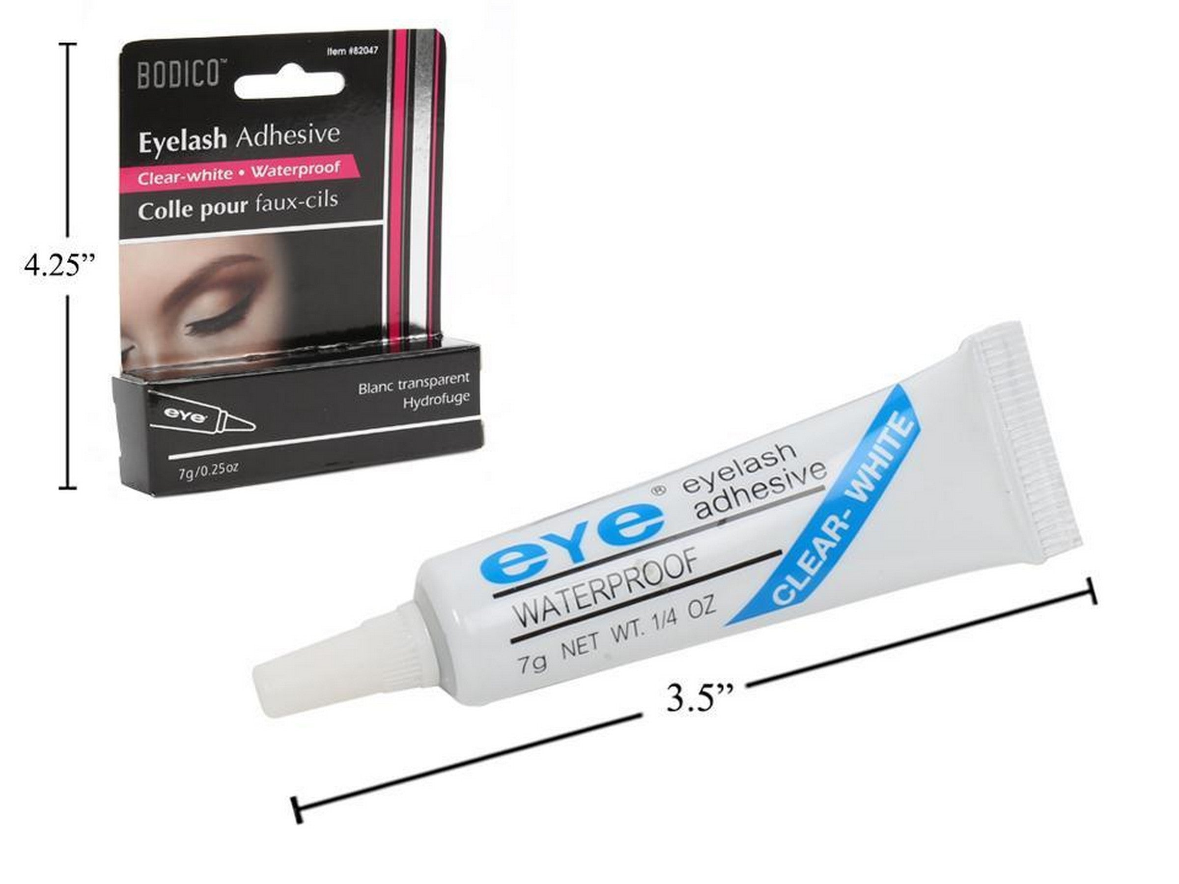 Bodico Clear-White Eyelash Adhesive 7g