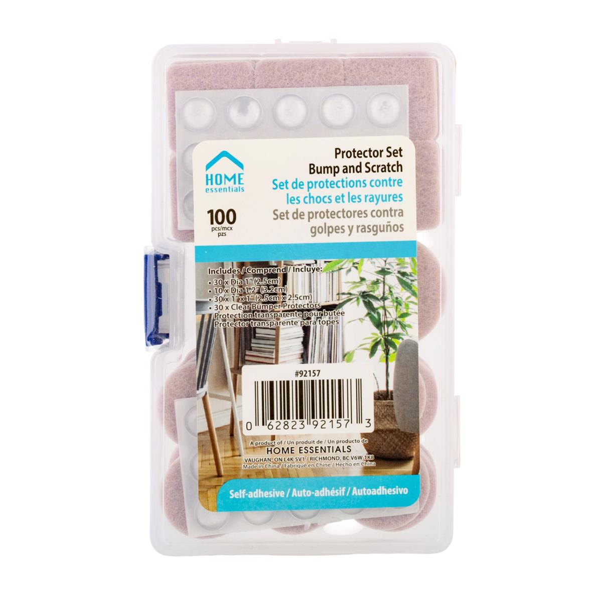 Home Essentials - 100pcs Protectors Set - Bump and Scratch - Self-adhesive
