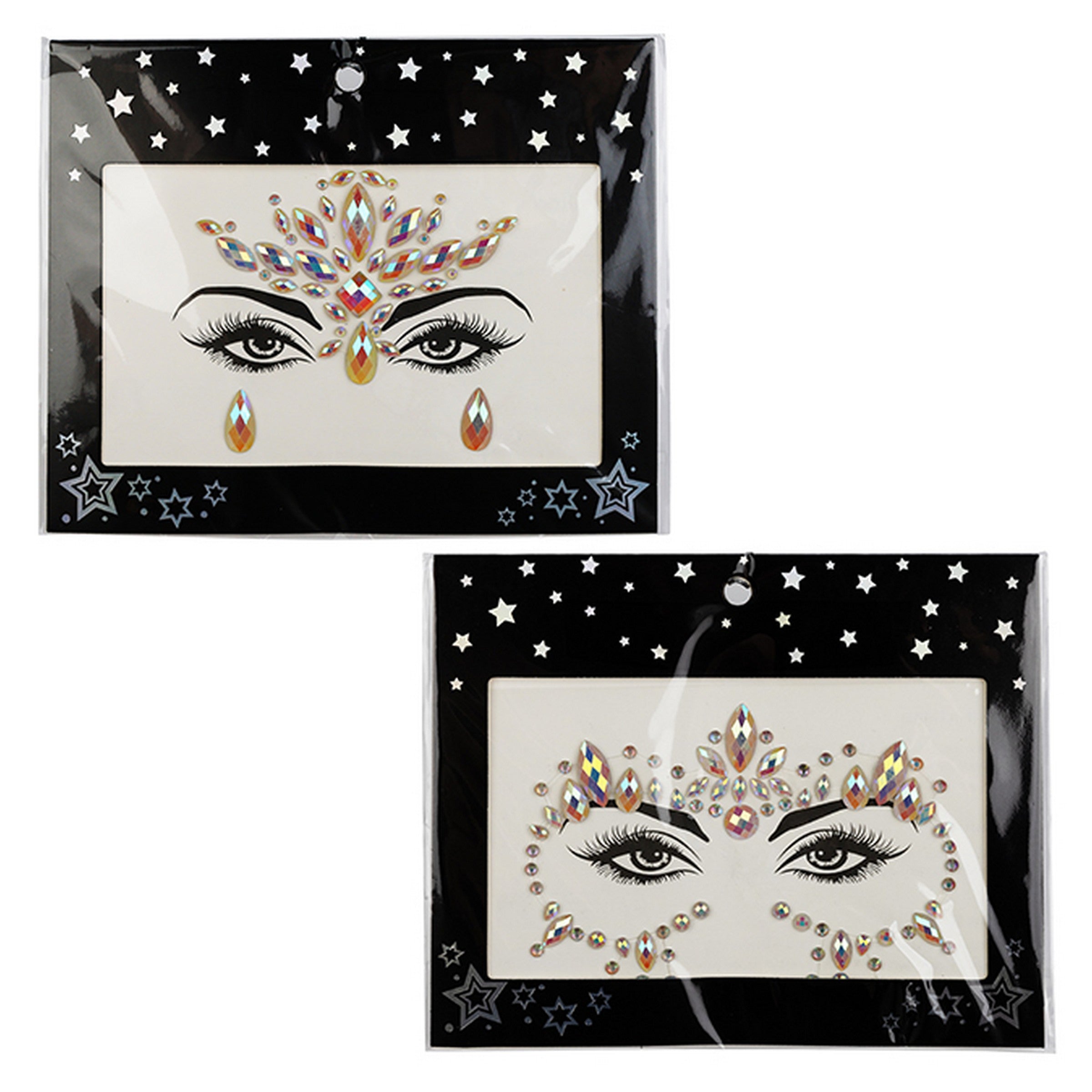 Halloween Glow in the Dark Face Stickers VRT 