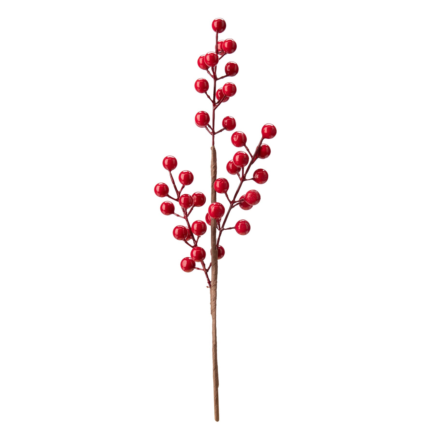 Christmas Red Berry Stem 17.3in