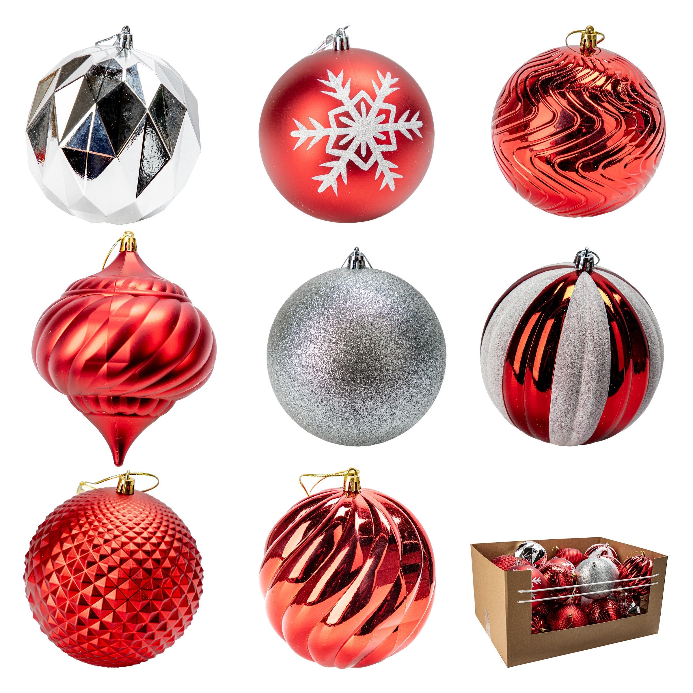 Christmas Shatterproof Ball Ornament 4.7in VRT