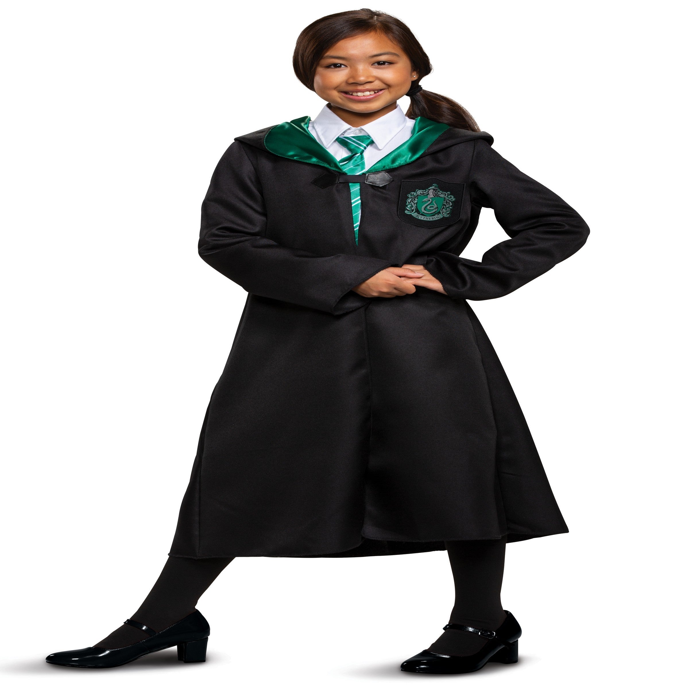 Halloween Classic Slytherin Robe Child M (7-8)