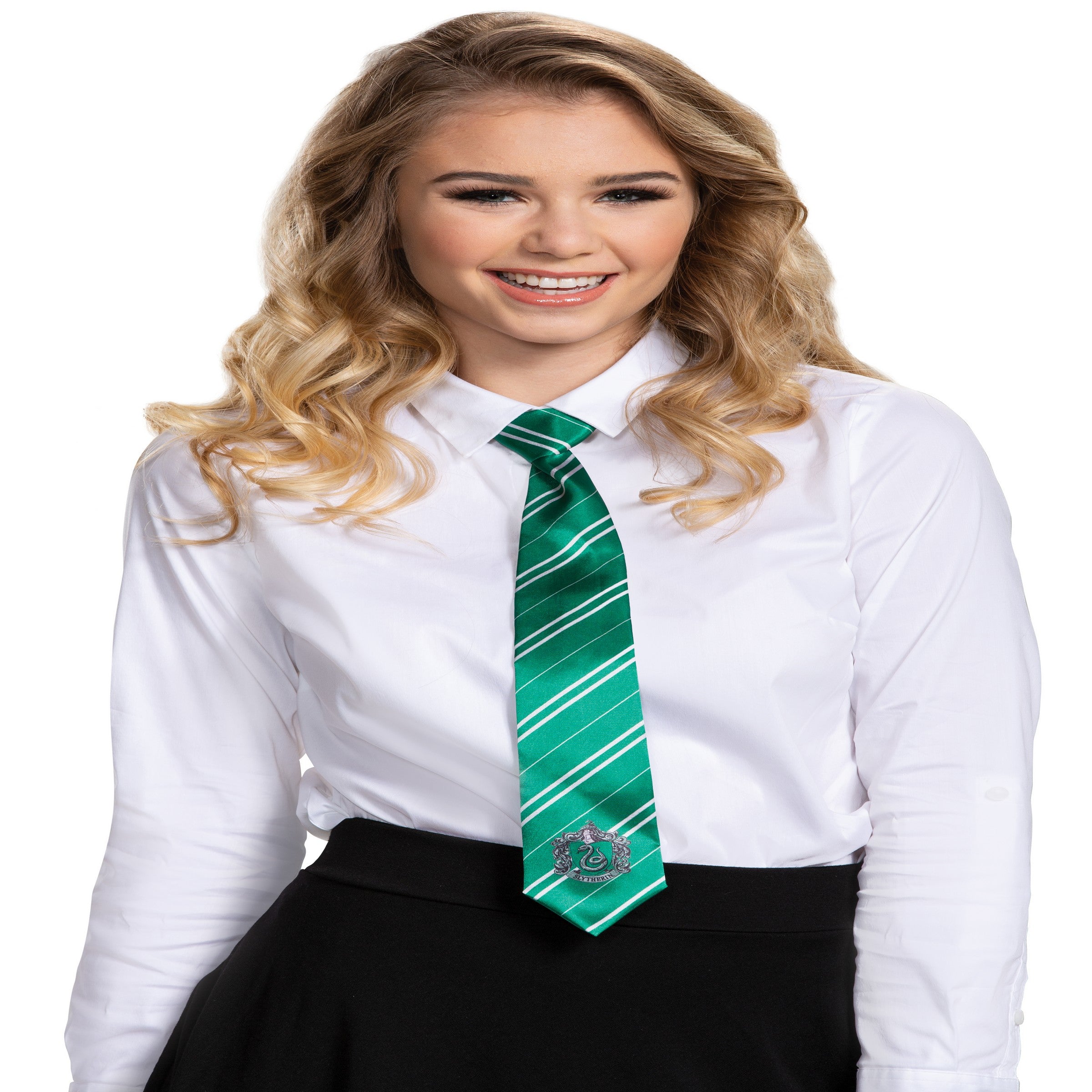 Halloween Slytherin Tie - One Size Adult