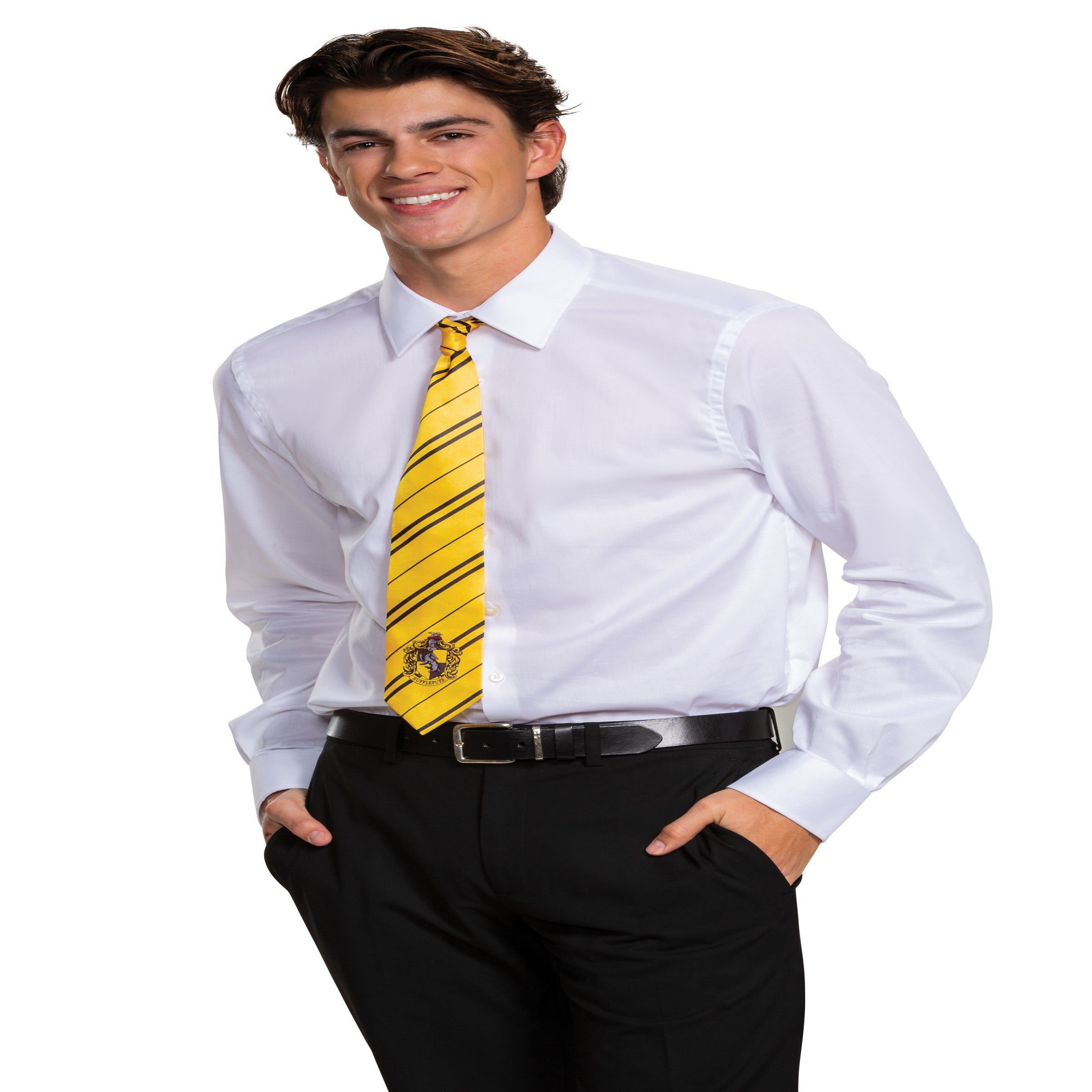 Halloween Hufflepuff Tie - One Size Adult