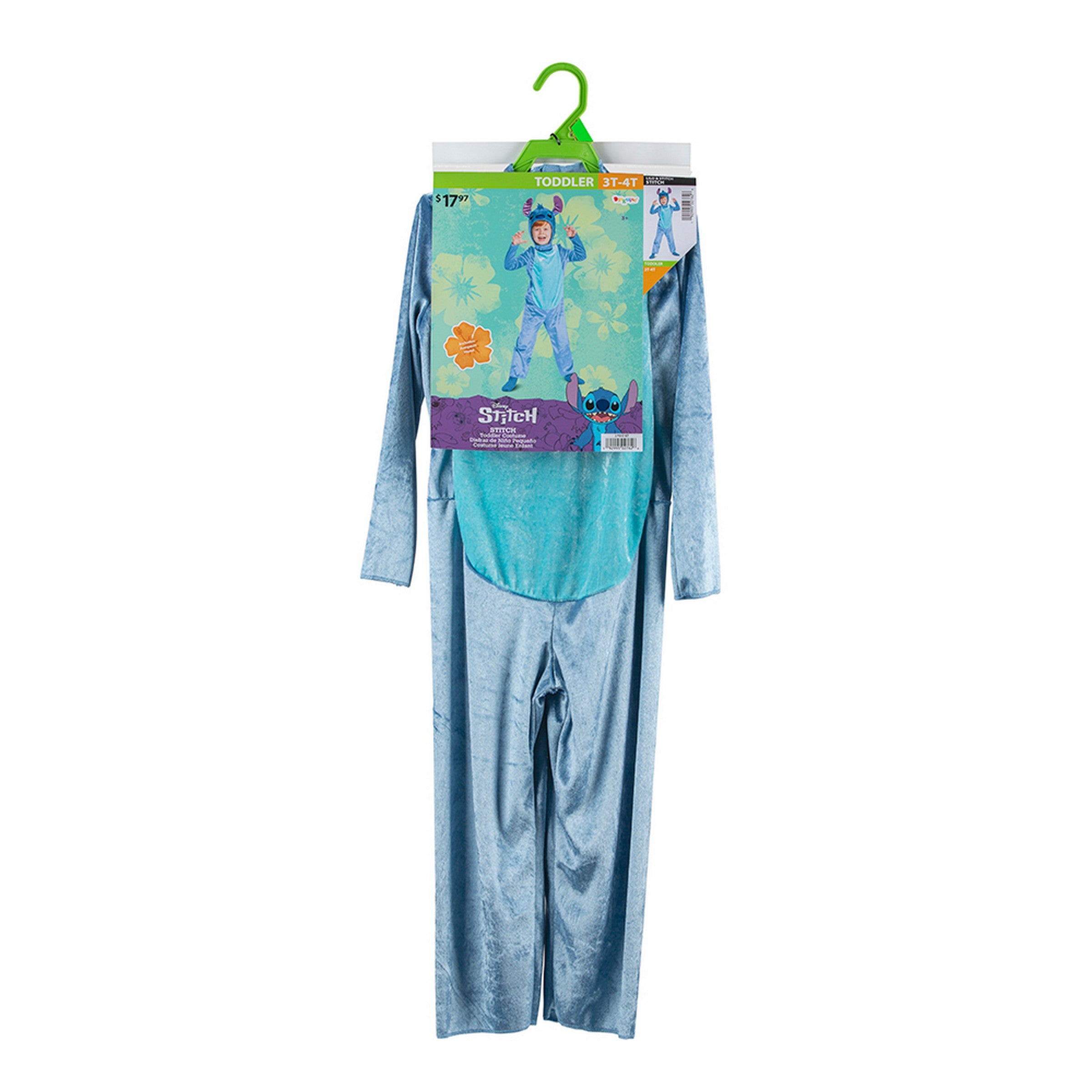 Halloween Classic Stitch Costume Toddler M (3T-4T)
