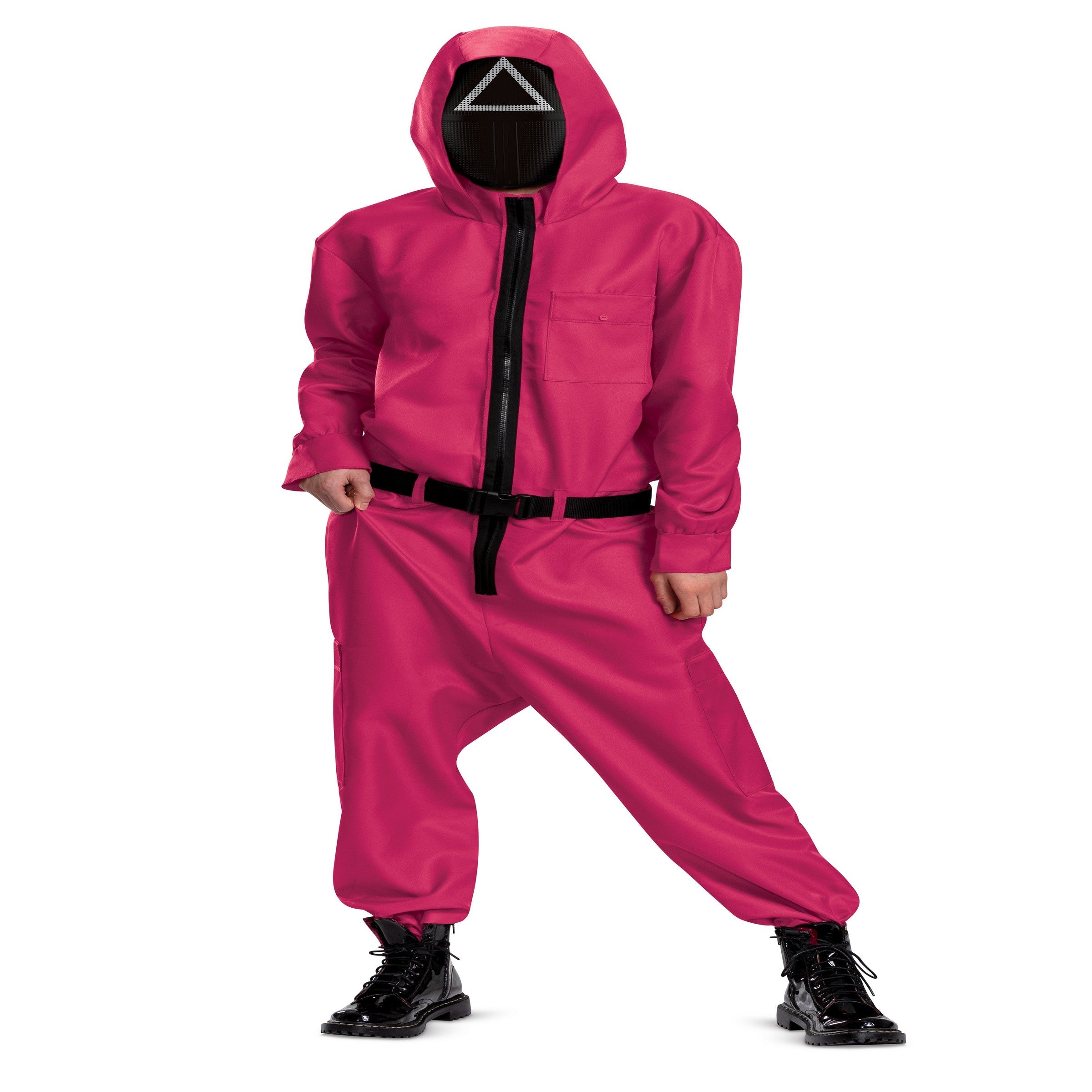 Halloween Triangle Guard Jumpsuit Costume Adult S/M