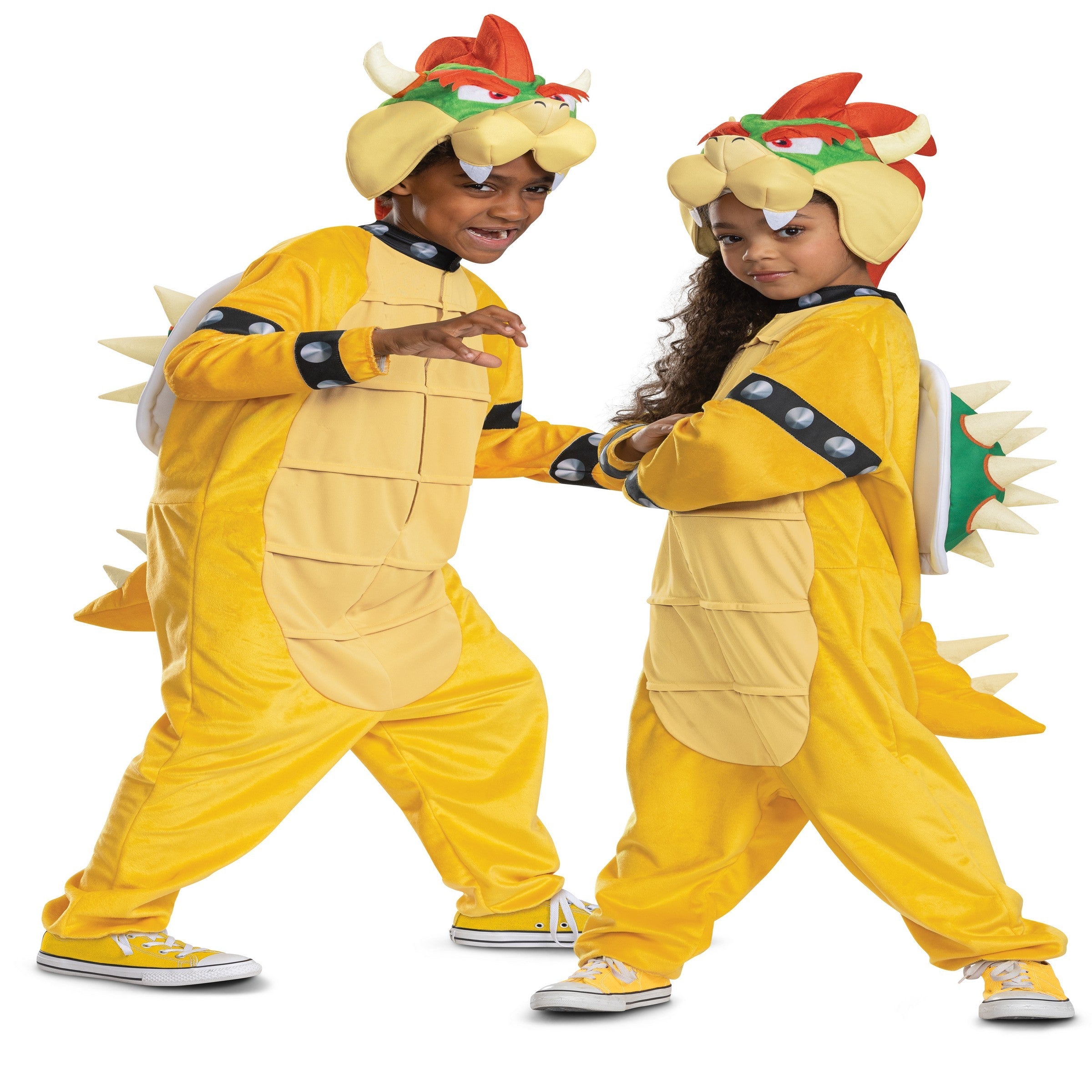Halloween Bowser Hooded Jumpsuit Costume Child XL (14-16)