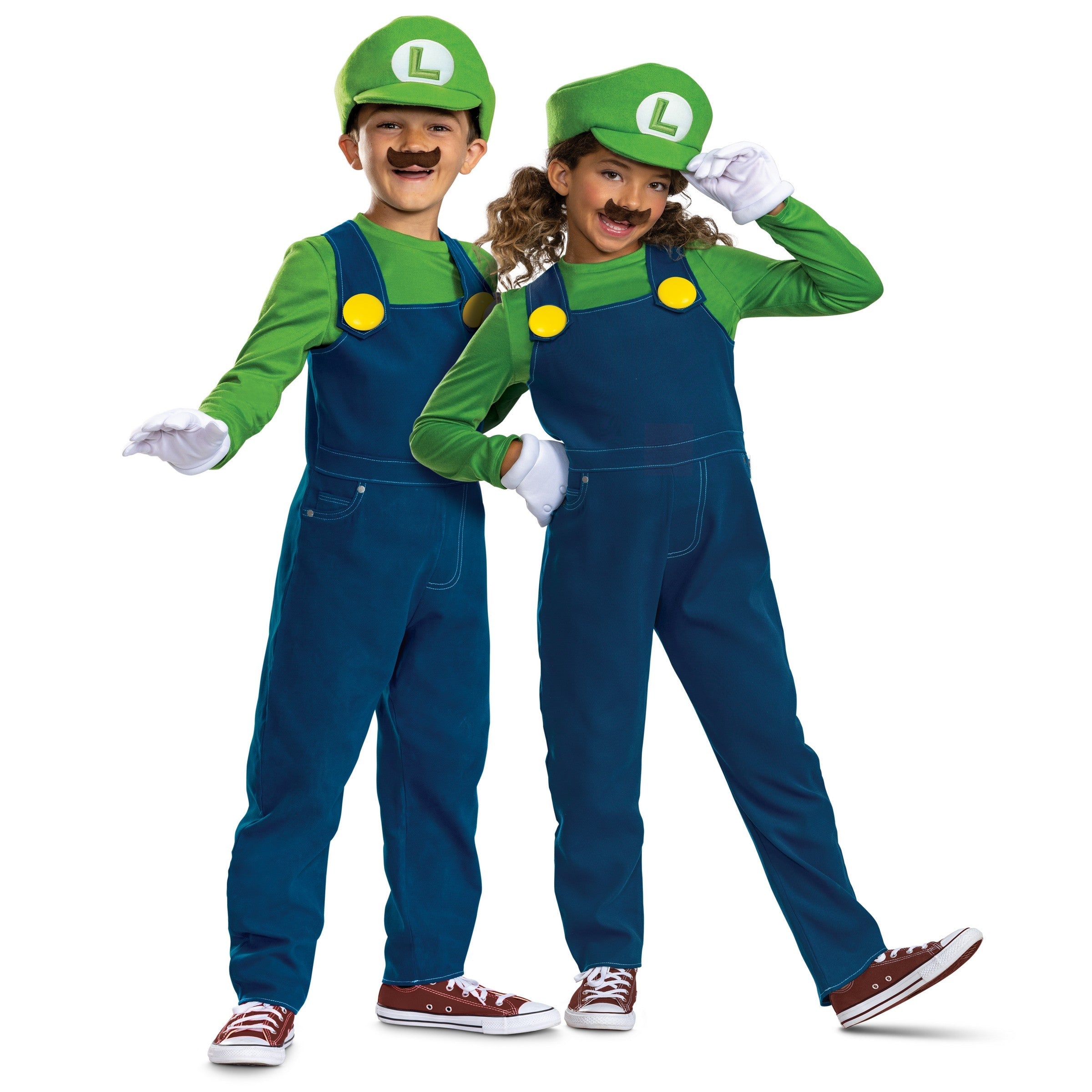 Halloween Classic Luigi Costume Boys M (7-8)