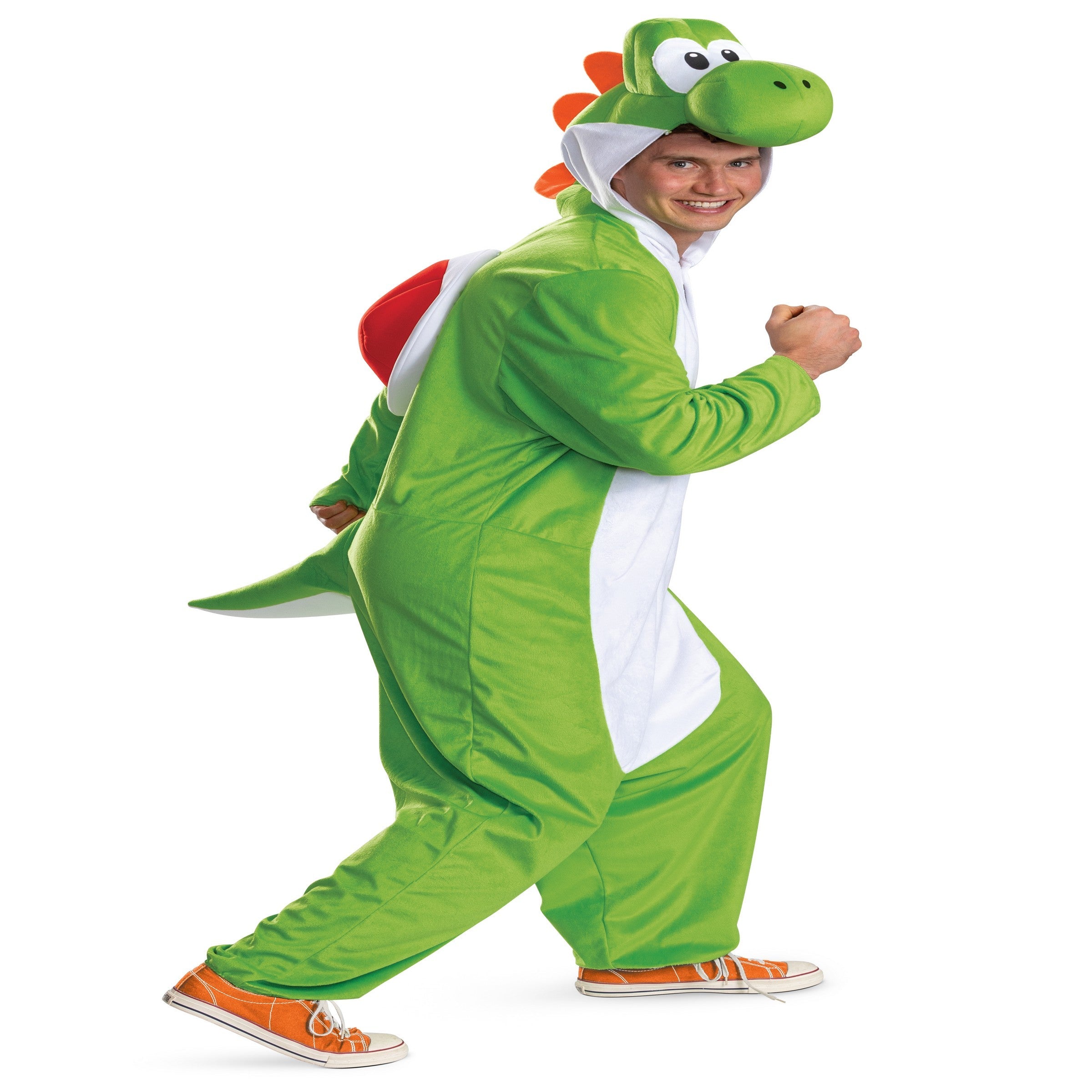 Halloween Yoshi Hooded Jumpsuit Costume Adult L/XL 