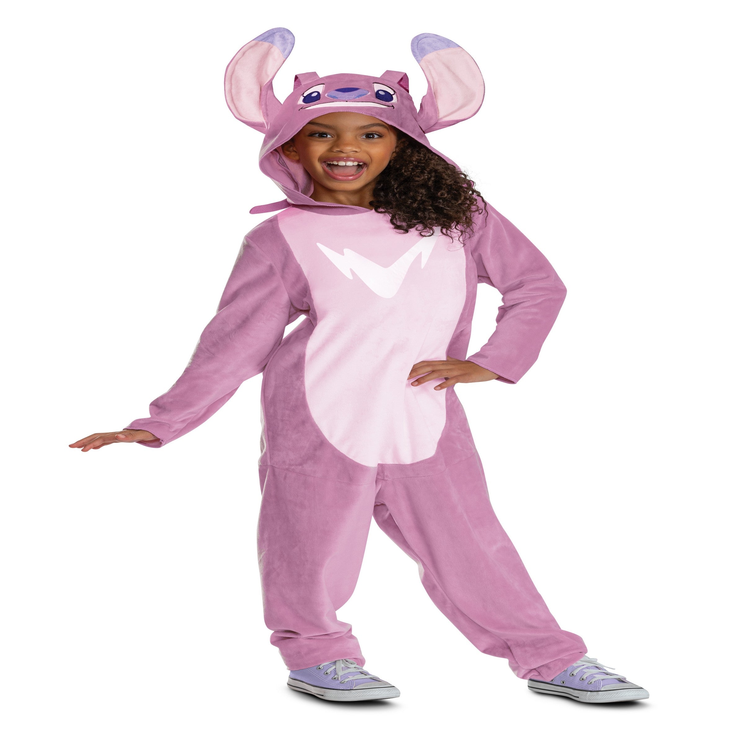 Halloween Classic Angel Jumpsuit Costume Girls M (7-8)