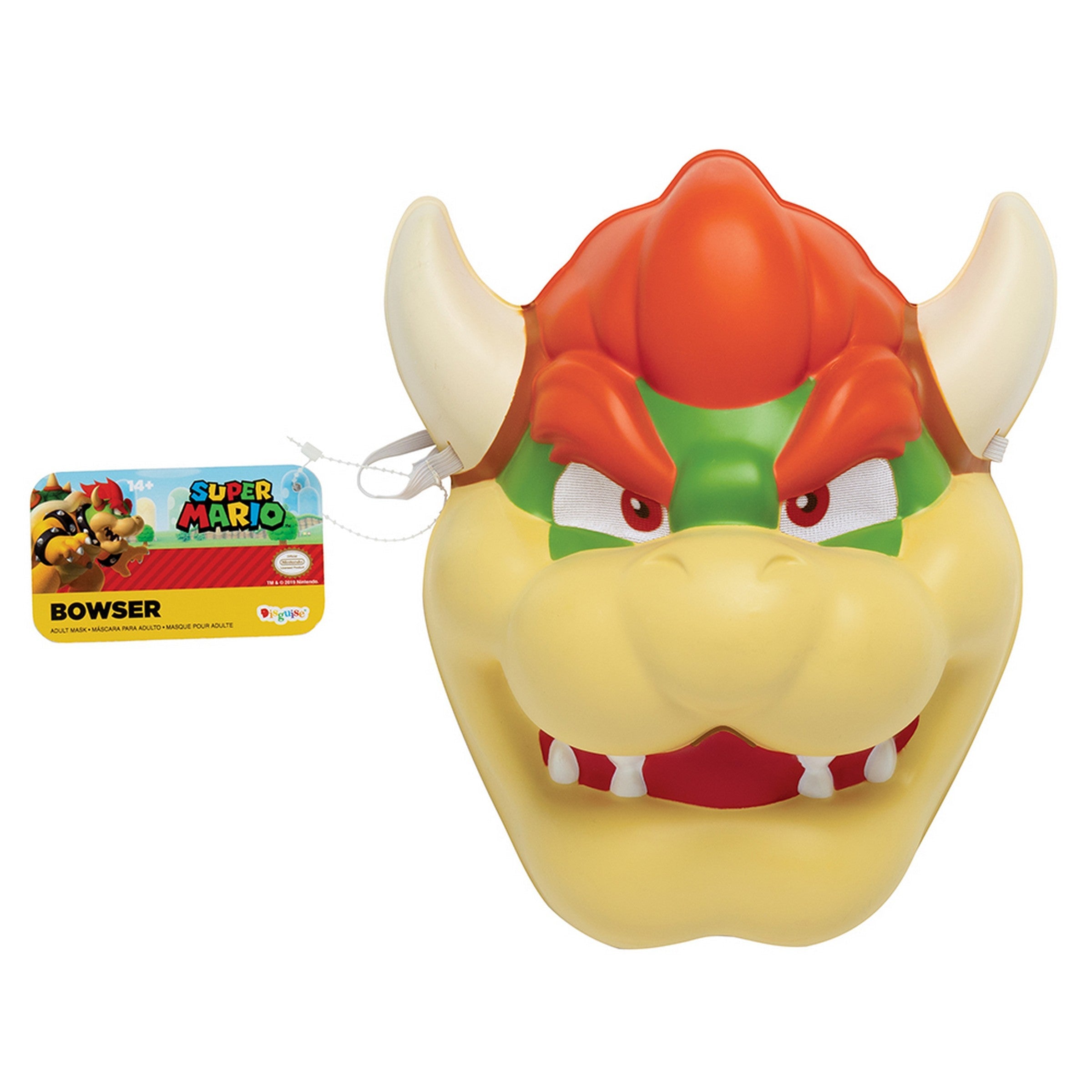 Halloween Bowser Mask - One Size Adult