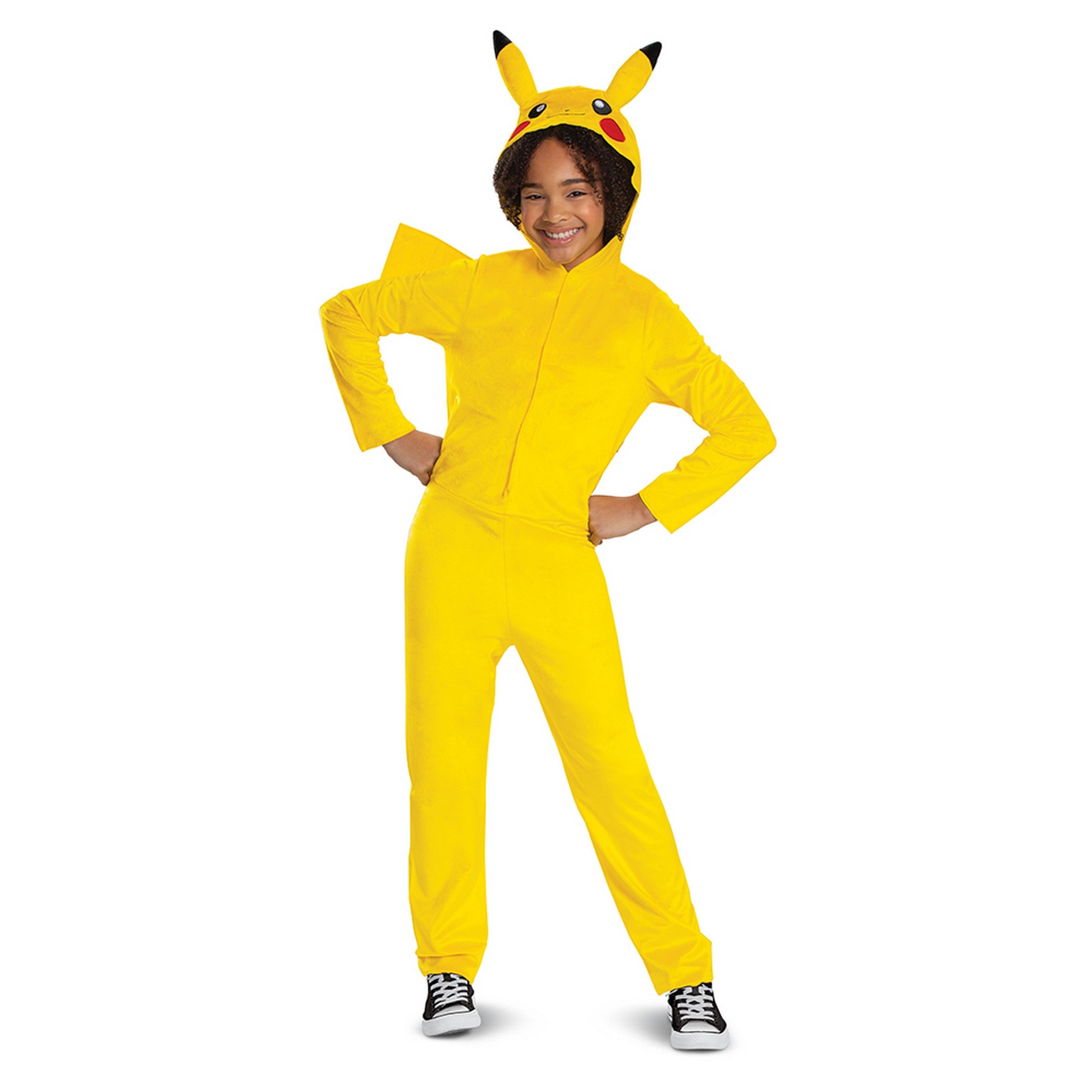 Halloween Classic Pikachu Hooded Jumpsuit Child M (7-8)