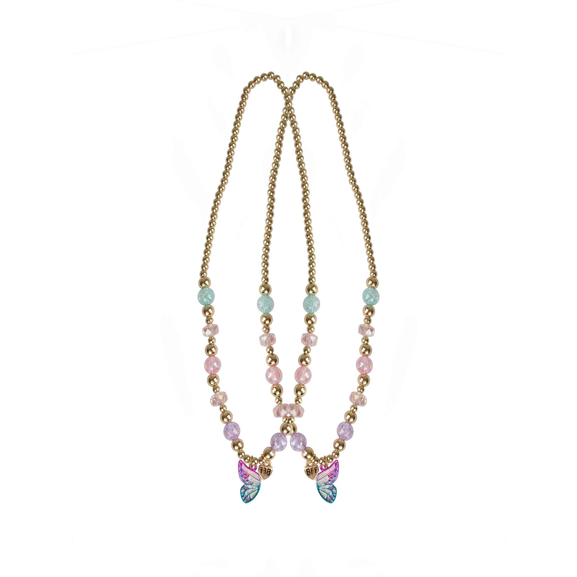 Kid's Jewelry 2pcs Butterfly Wishes BFF Necklaces