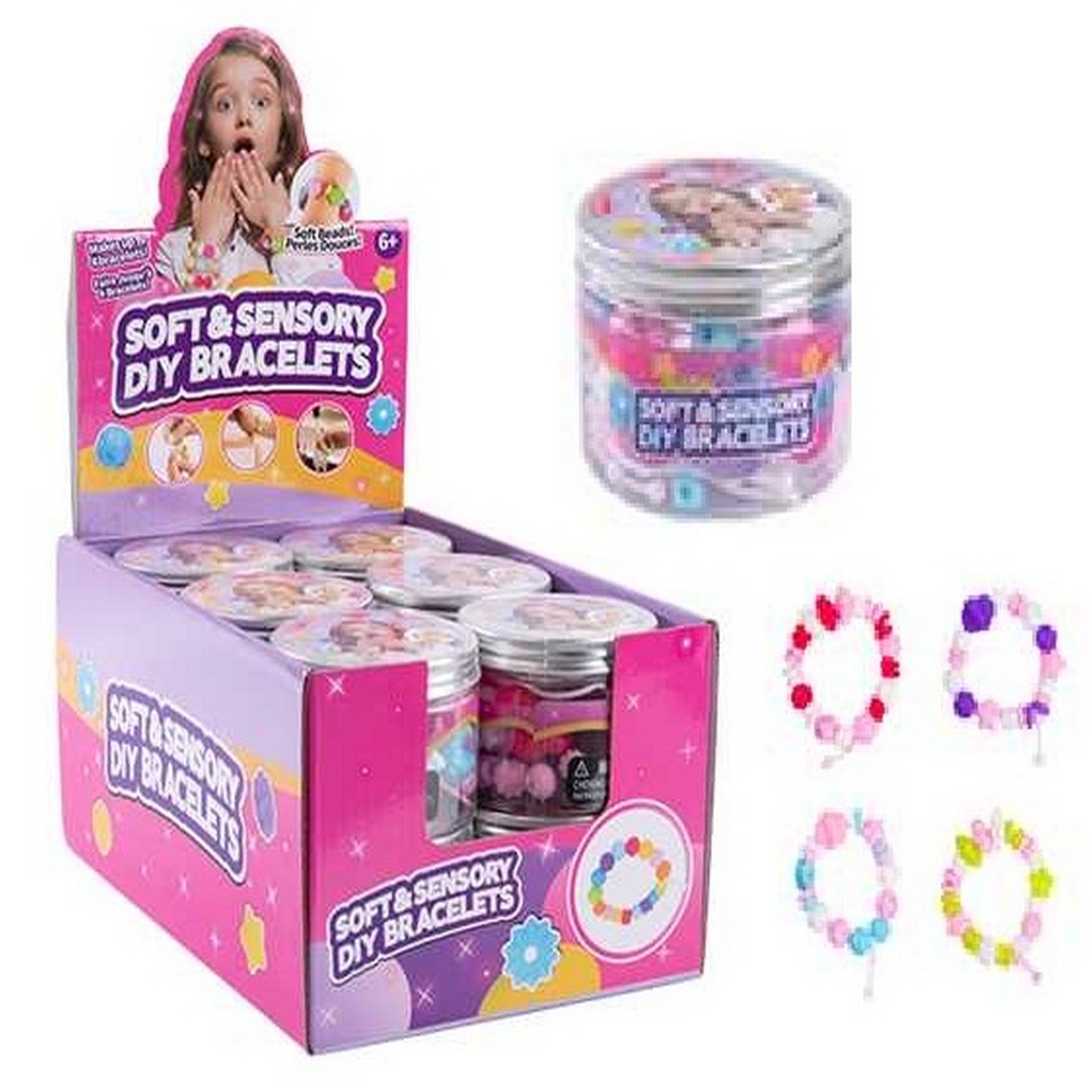 Soft and Sensory DIY Bracelet - Makes 4  Age 6+