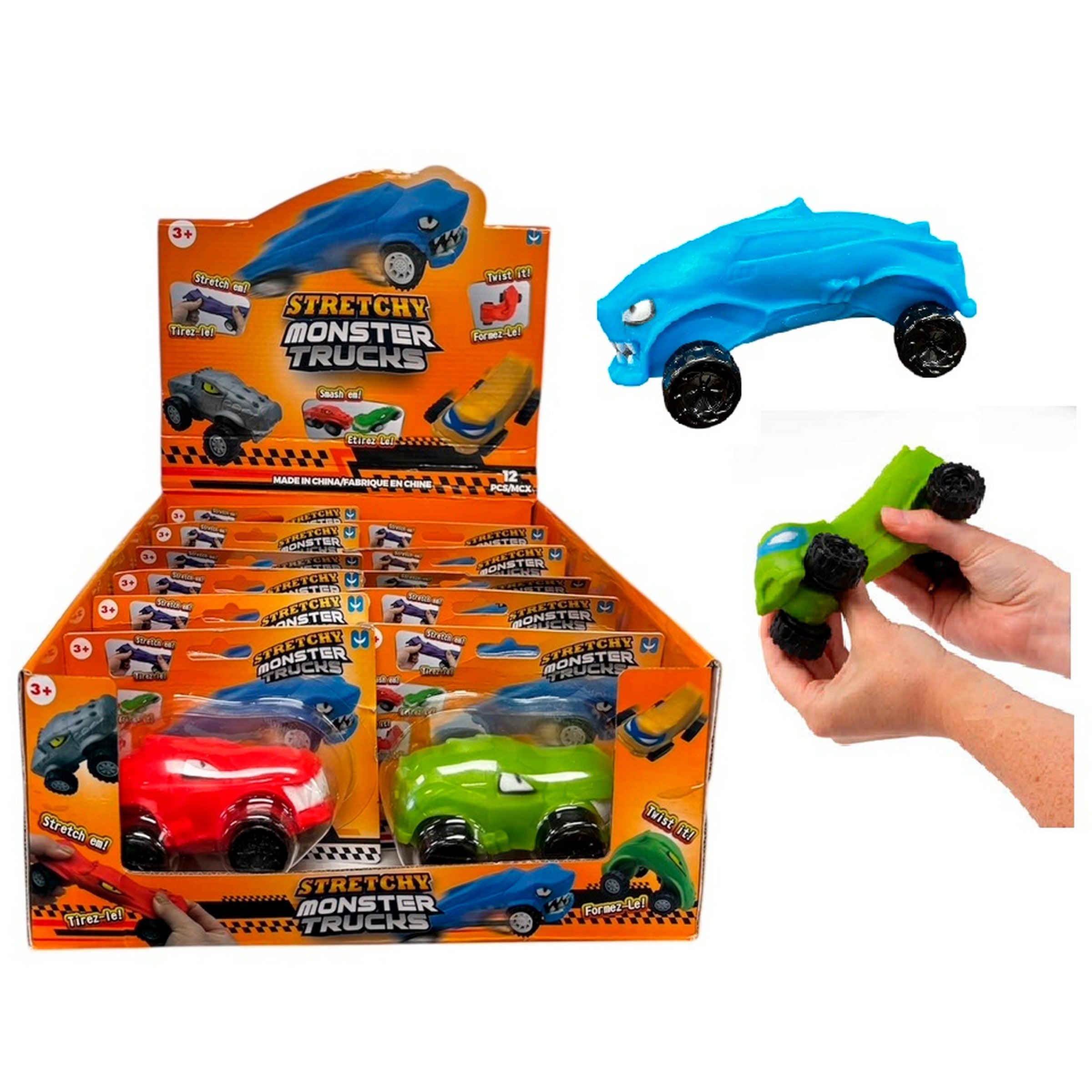 Stretchy Monster Truck Age 3+ 3.75x2.1x2.4in VRT