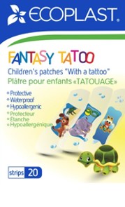 EcoPlast 20 Tattoos Bandages 19x60mm 
