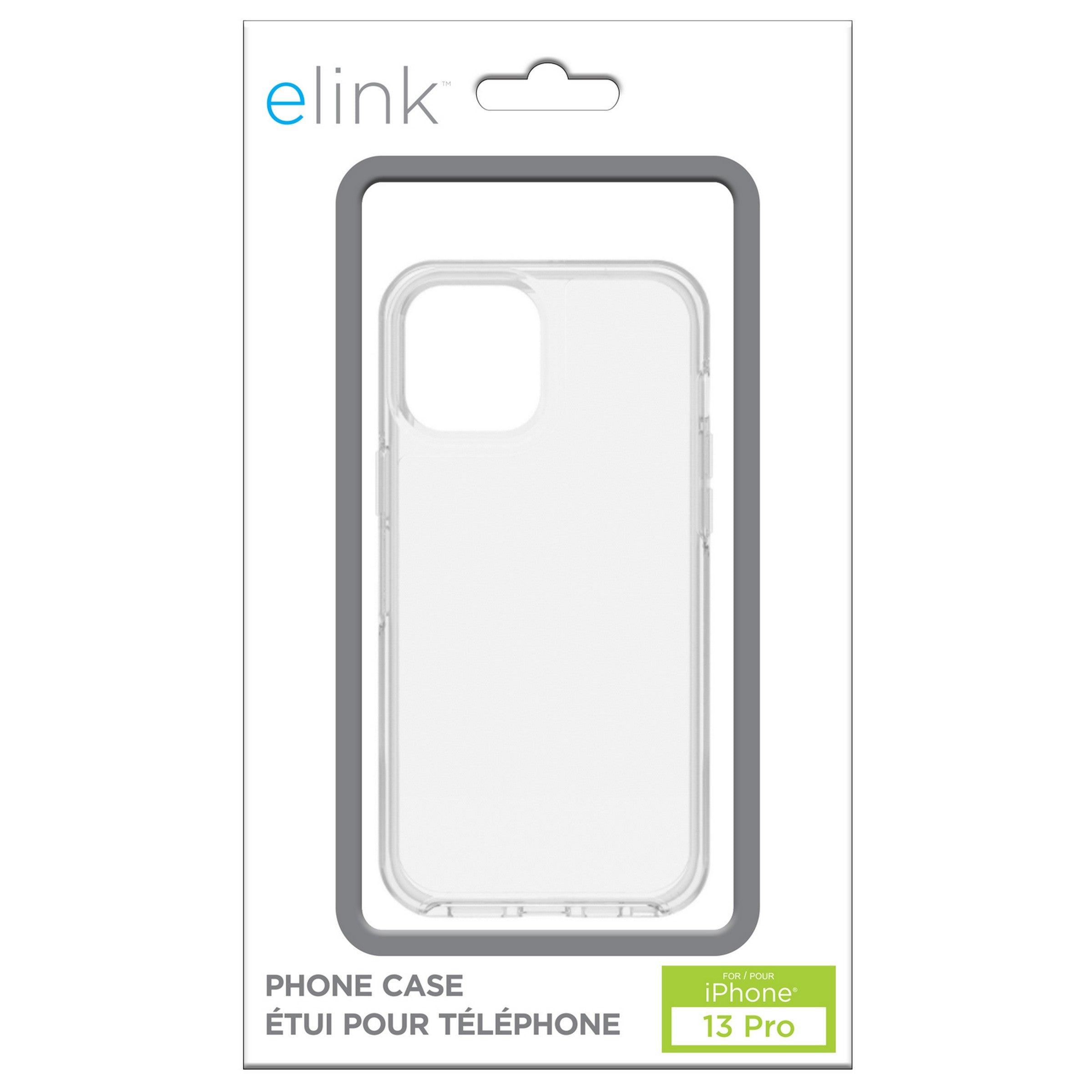 elink Transparent Phone Case for iPhone 13 Pro