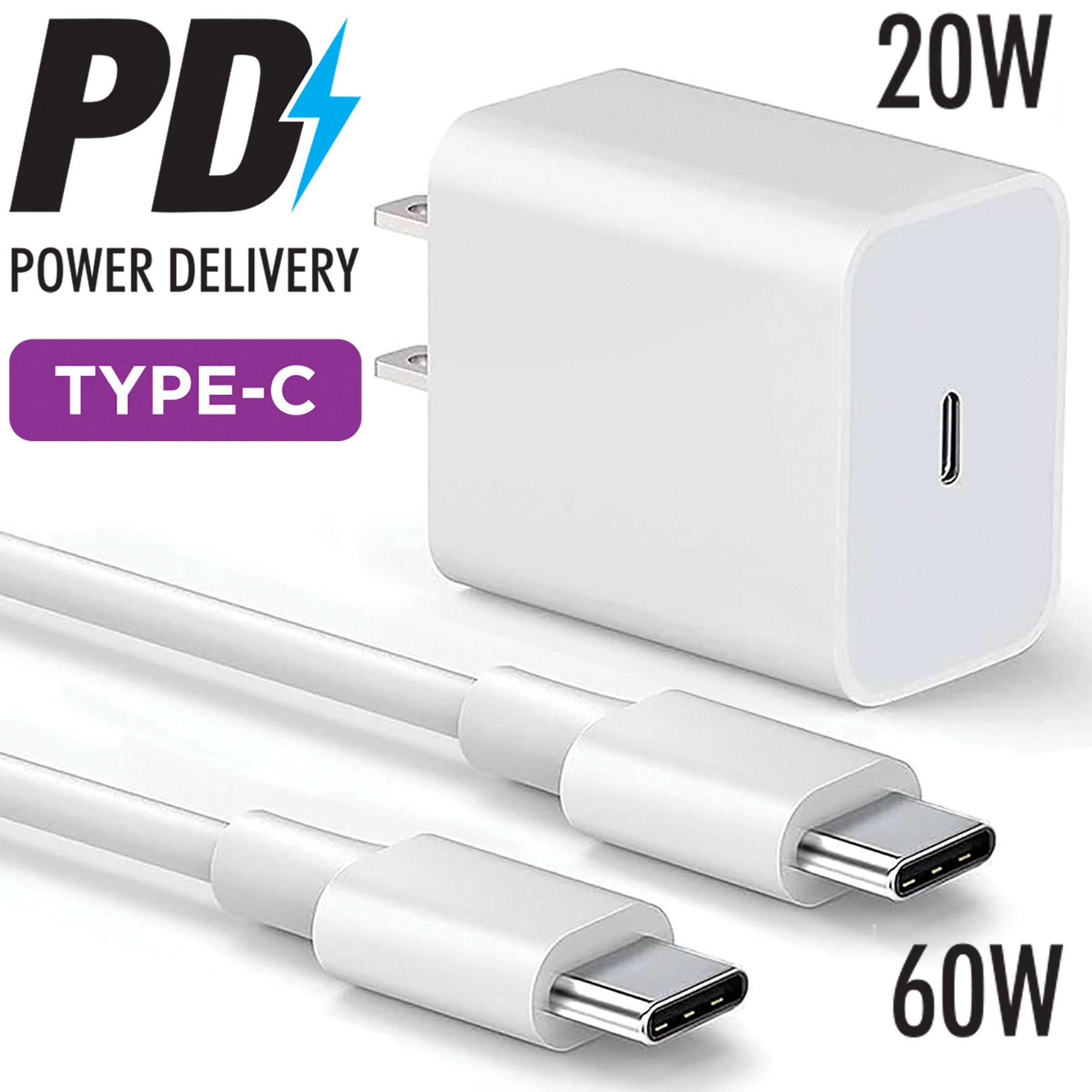 elink Type-C Fast Charging Kit 2pcs 6.6ft cable 
