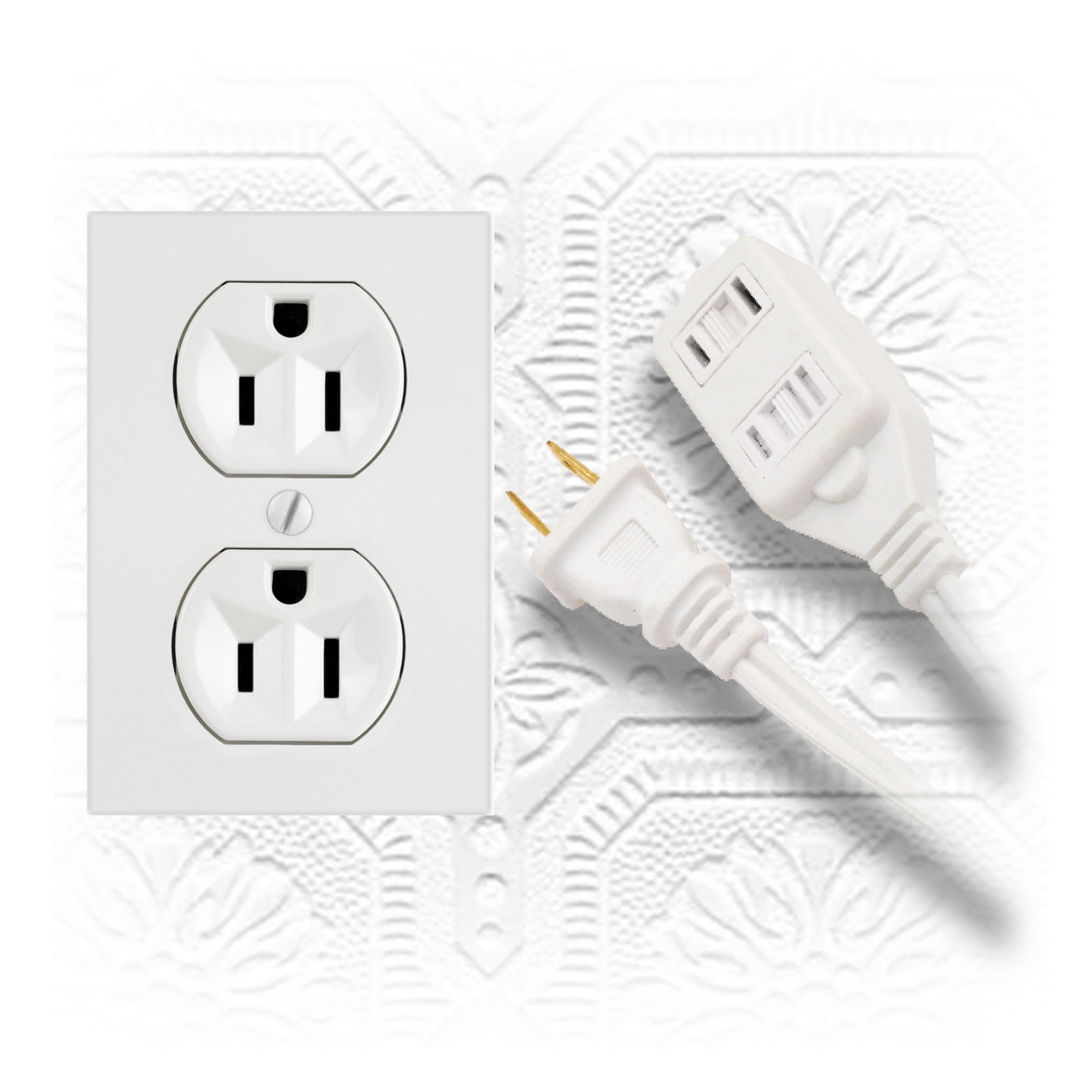 elink Polarized Indoor Extension Cord - 3 Outlets 5ft (1.5m)