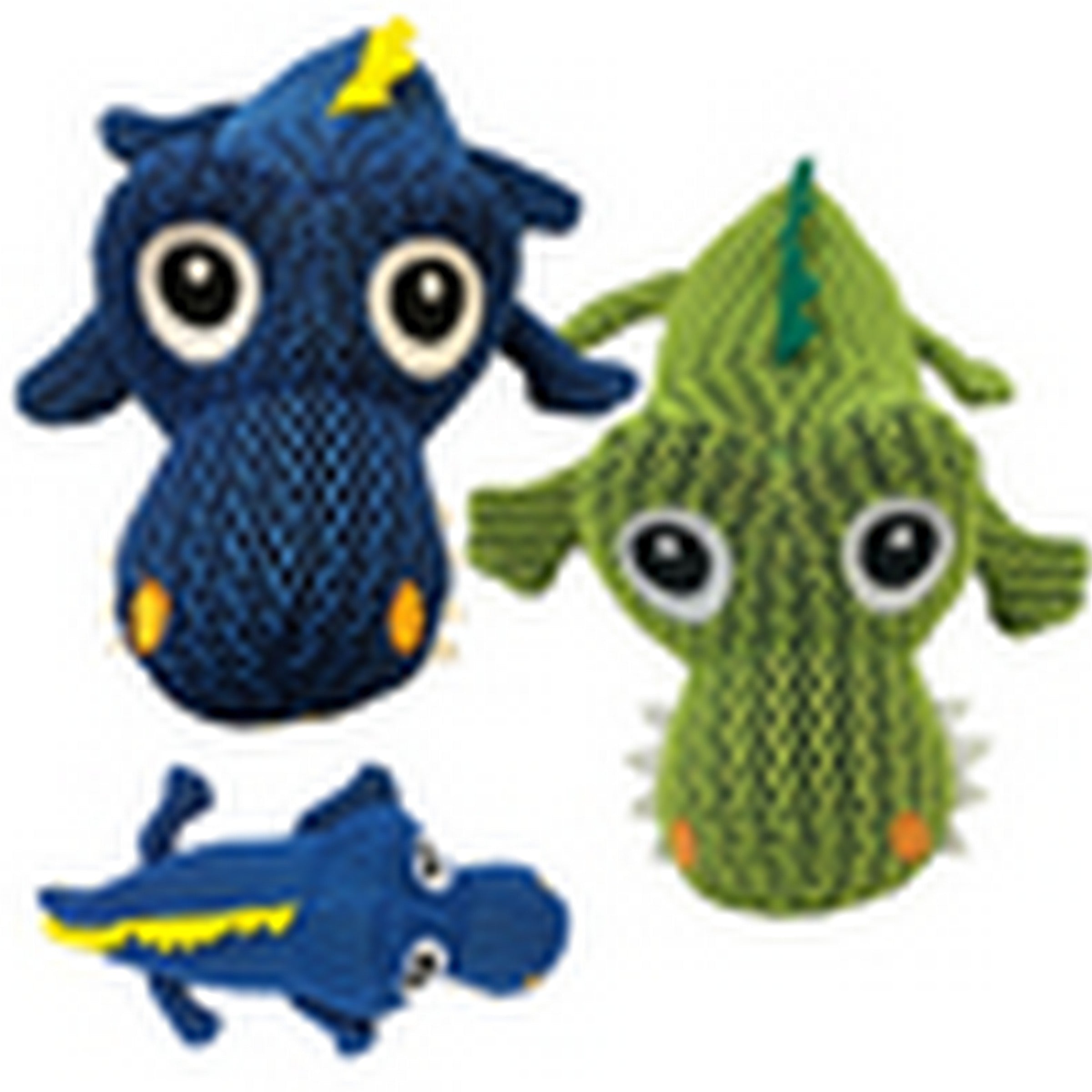 Animooos Dog Toy Squeaky Stuffed Alligator - Fabric 12x3.5in VRT 
