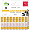 RCA 18 AAA Alkaline Batteries  Eco Fee $0.72SUS 
