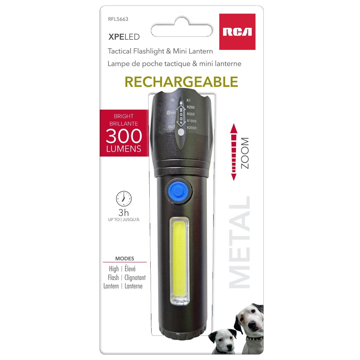 RCA Tactical Flashlight and Mini Lantern 
