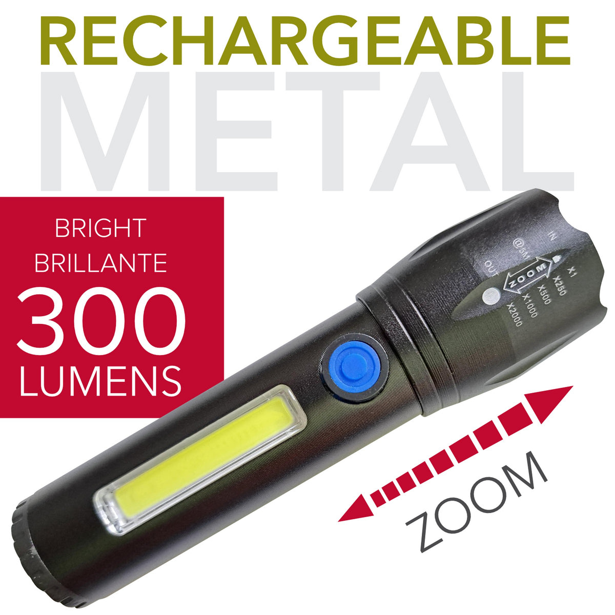 RCA Tactical Flashlight and Mini Lantern 4.5in