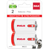 RCA 2 Heavy Duty C Batteries  Eco Fee $0.12SUS 