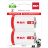 RCA 2 Heavy Duty D Batteries Eco Fee $0.16SUS 