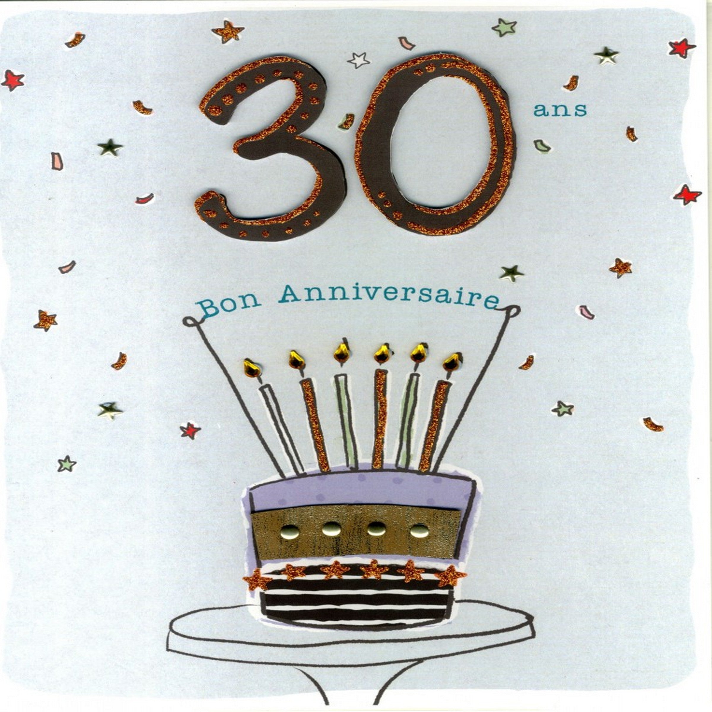 CARTE 30 ANNIVRSR-GATEAU
