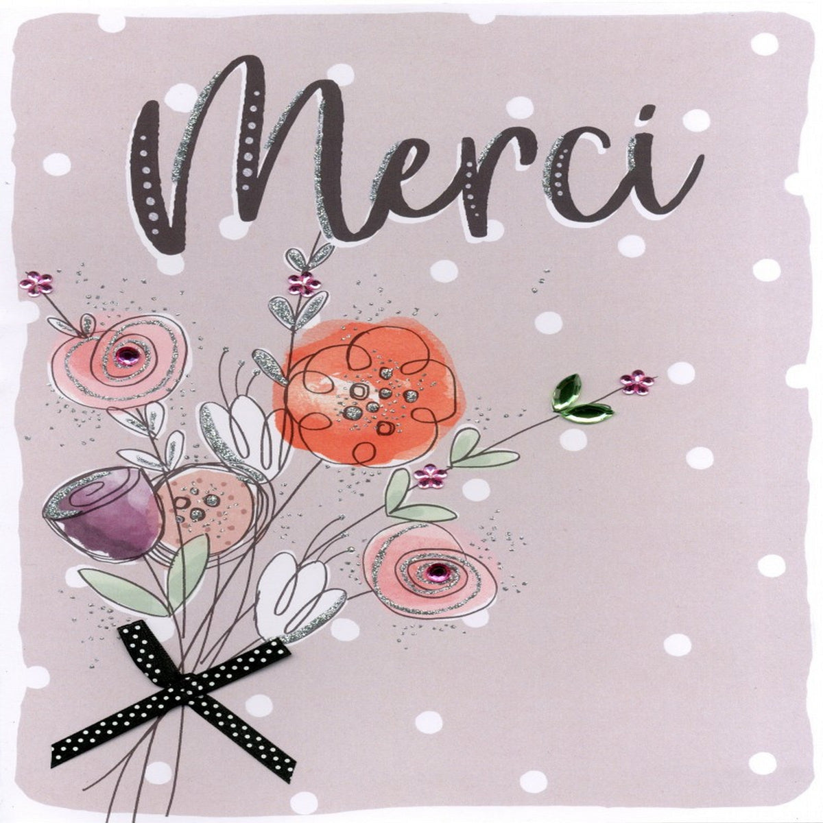 CARTE MERCI-FLEURS 9X12PO