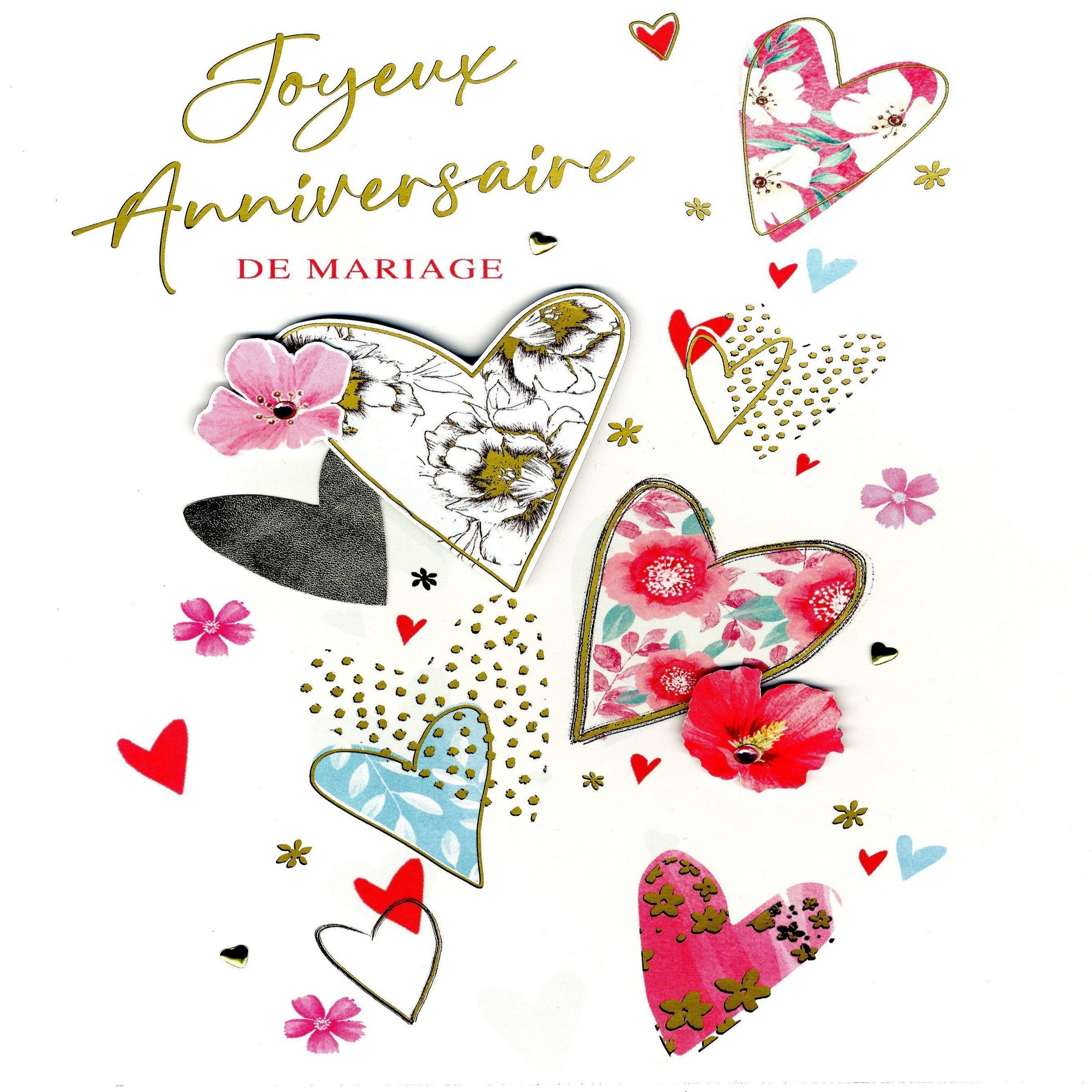 CARTE ANNIVRSR MARIAGE