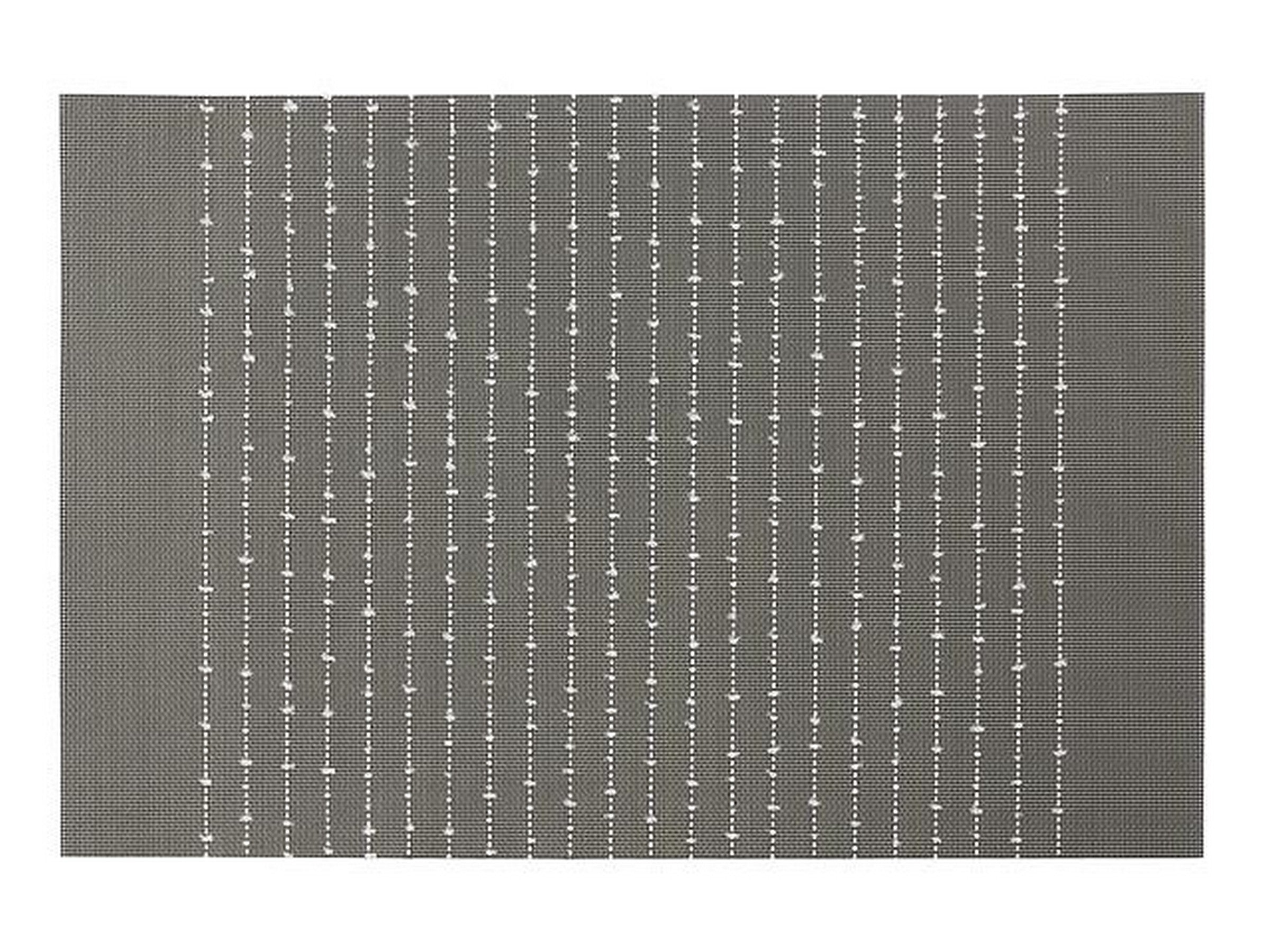 Pinstripe Sage Green Placemat - Vinyl/Cotton 12x17.7in