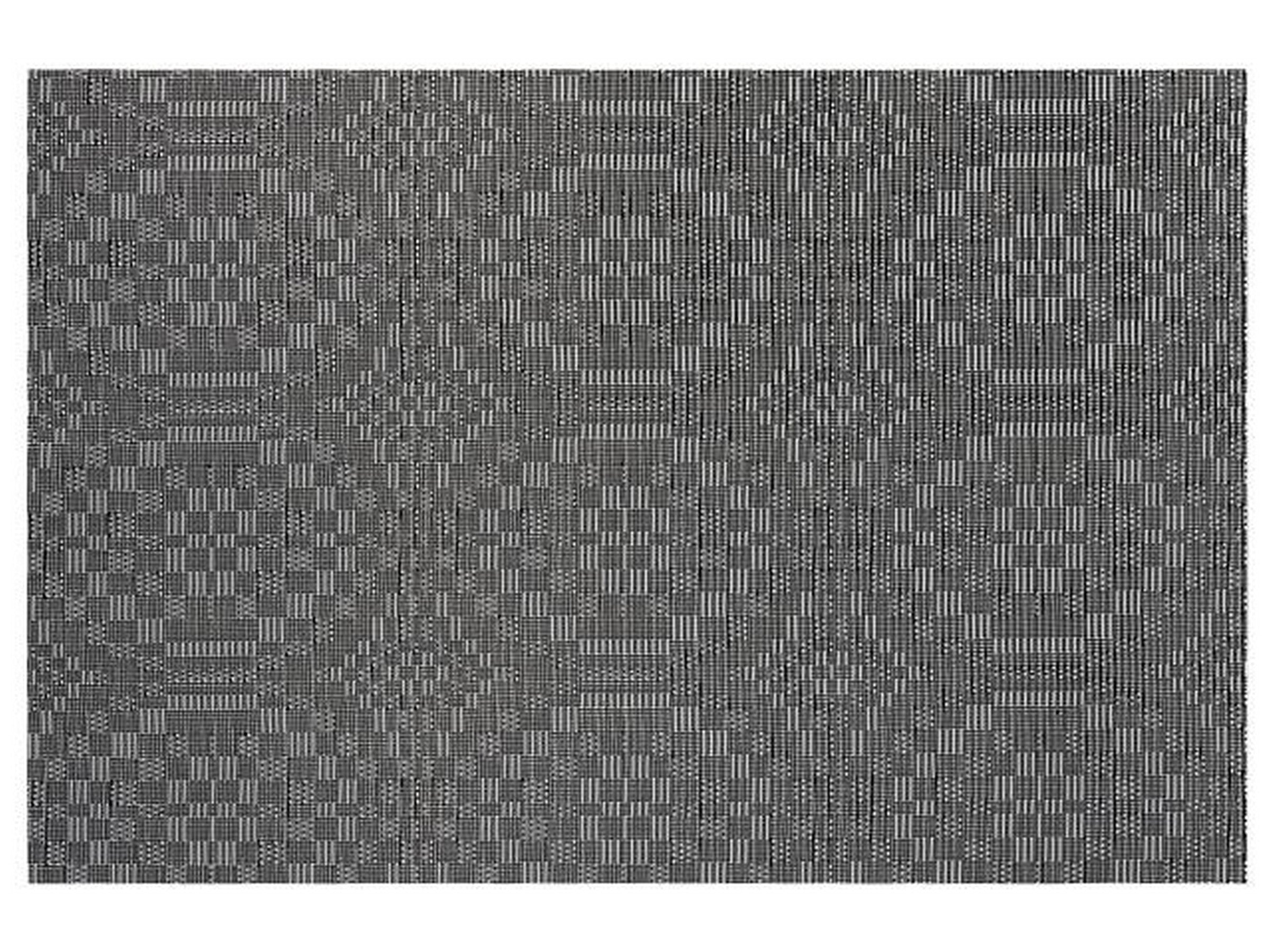 Woven PVC Placemat - Vintage Black 12x18in