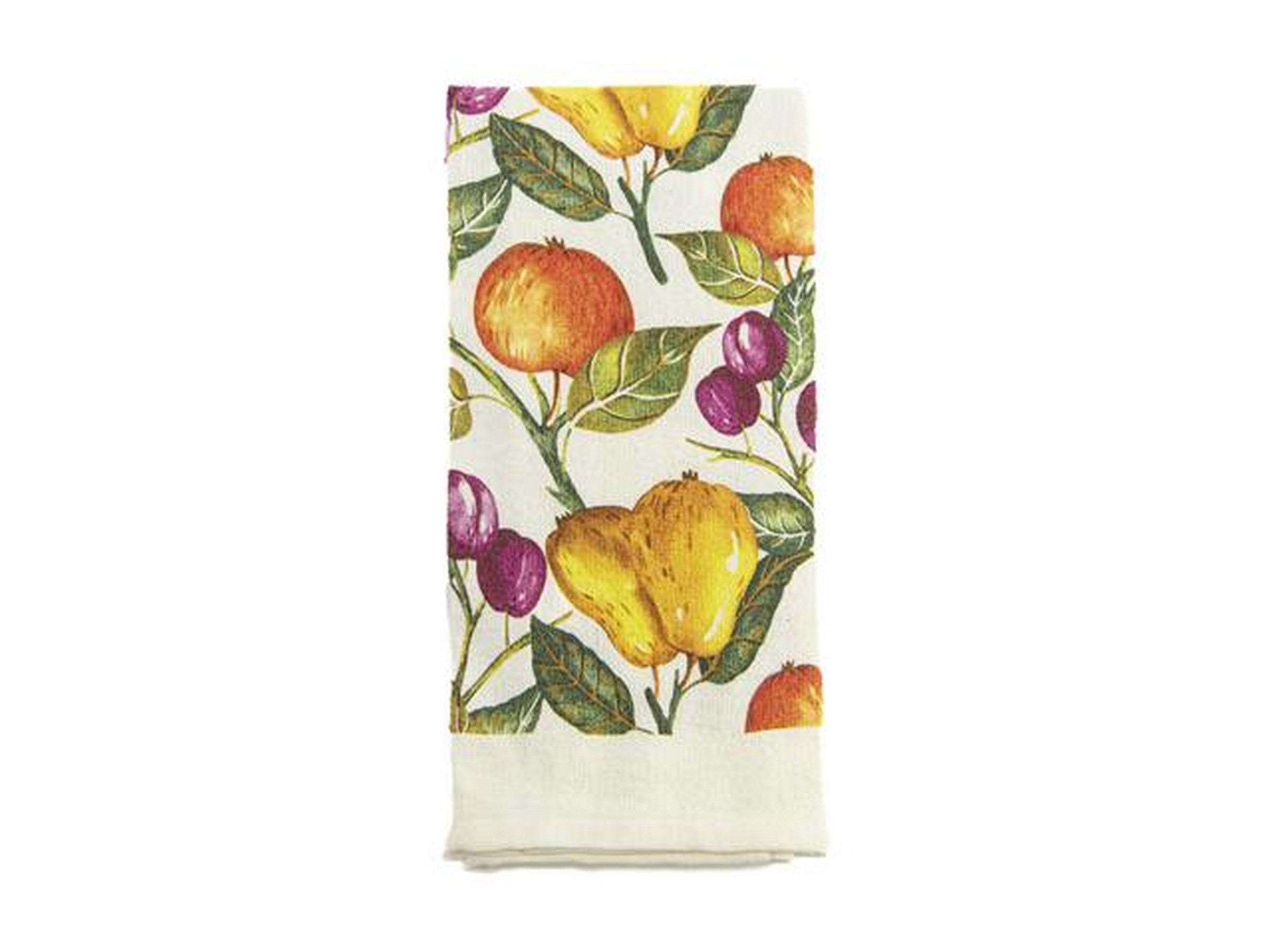 Hand Towel - Apple Pear - Polyester Fibers 15x25in 
