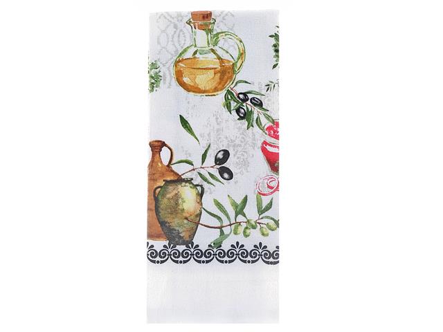 Kitchen Towel - Olives - Polyester / Cotton 15x25in