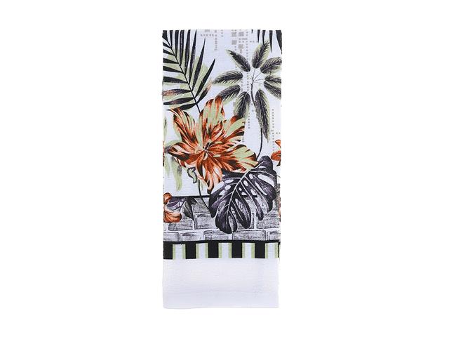 Kitchen Towel - Tropical Chic - Polyester / Cotton 15x25in