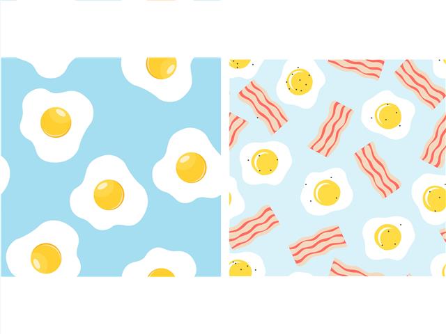 Embers 2 Swedish Printed One Side Tea Towels Eggs - Washable - Reusable 7.5x6.75in