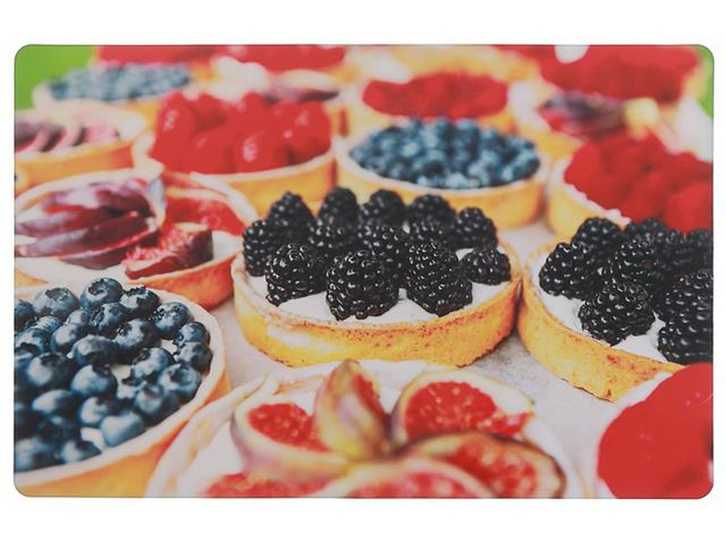 Plastic Placemat - Fruit Tart 17.25x11.25in