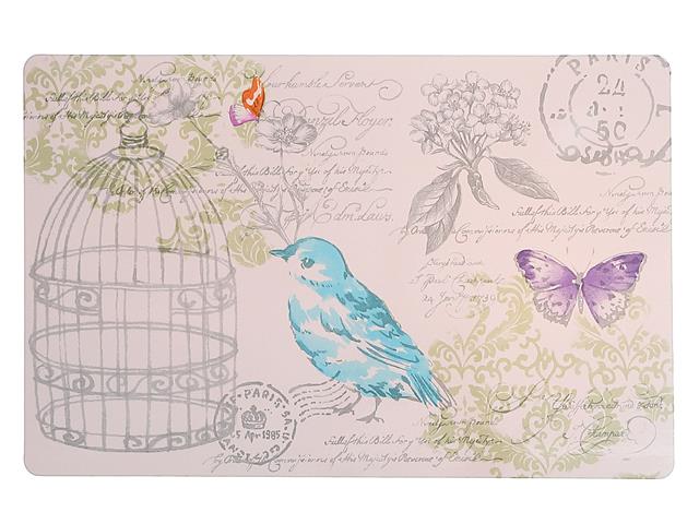 Plastic Placemat - Bird Cage 17x11.25in